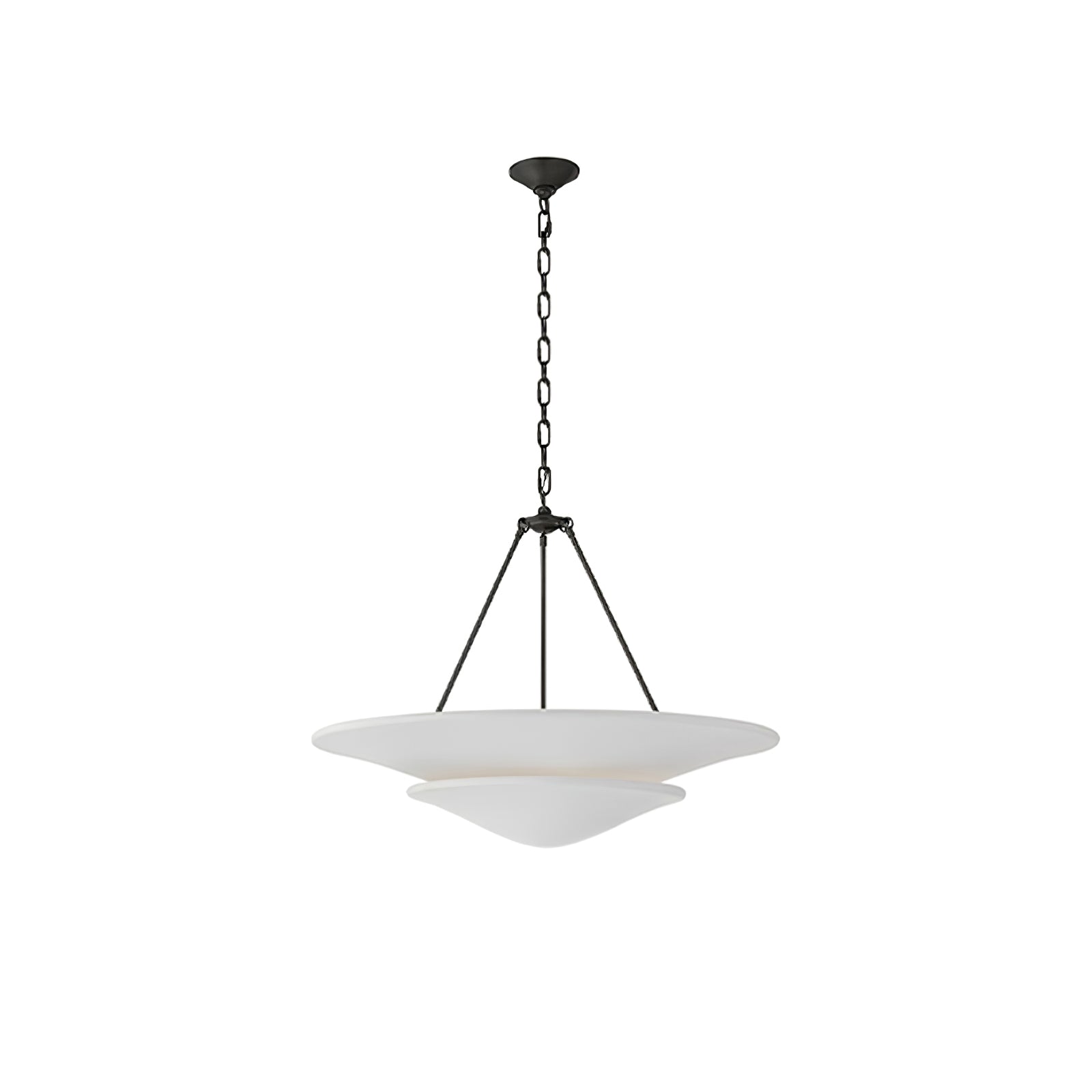Lunara Modern Plaster Pendant Light-Neutral Decor