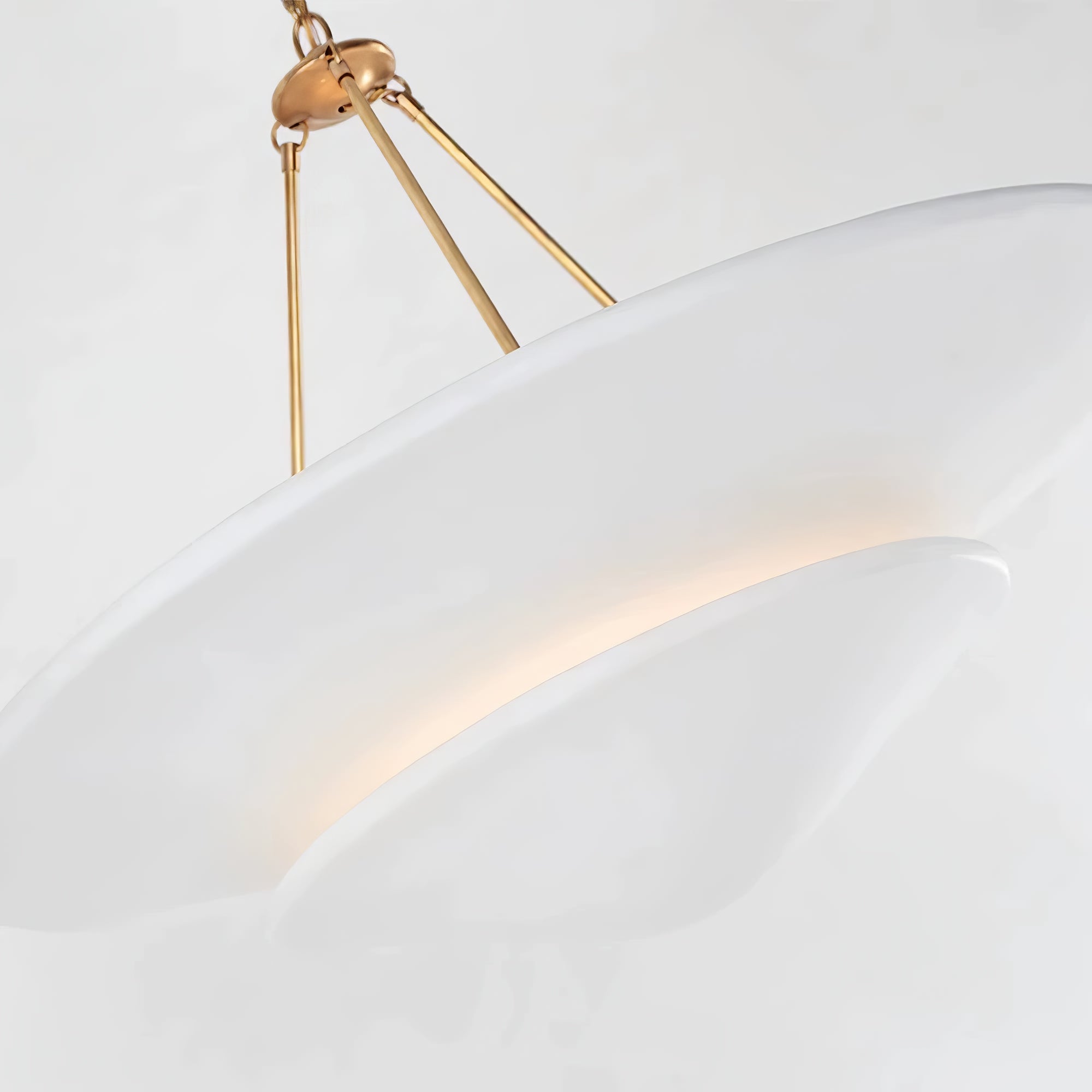 Lunara Modern Plaster Pendant Light-Neutral Decor