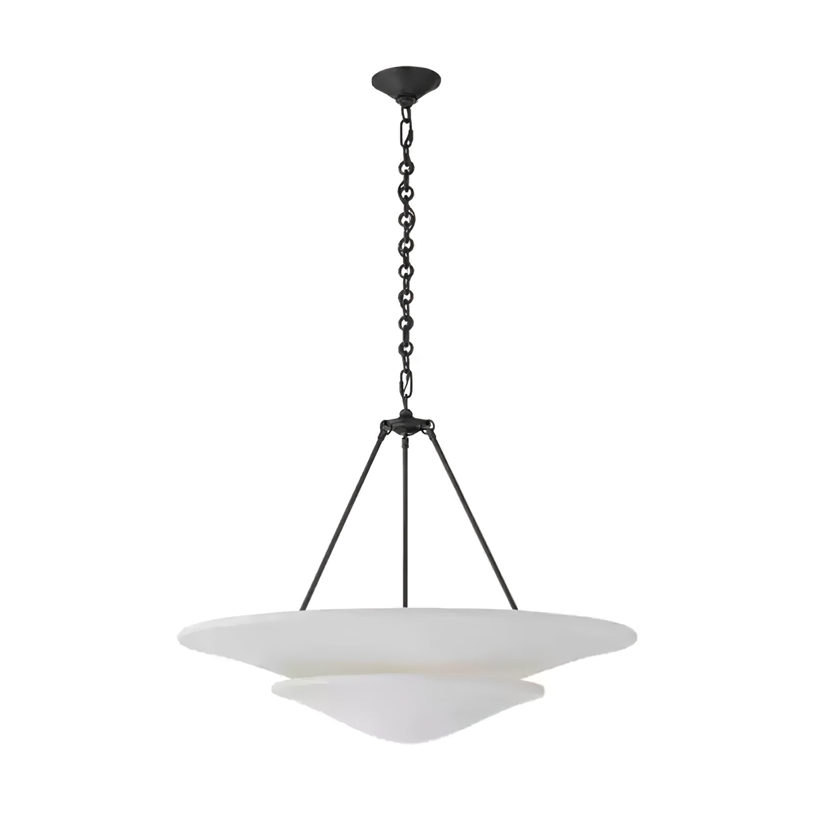 Lunara Modern Plaster Pendant Light-Neutral Decor