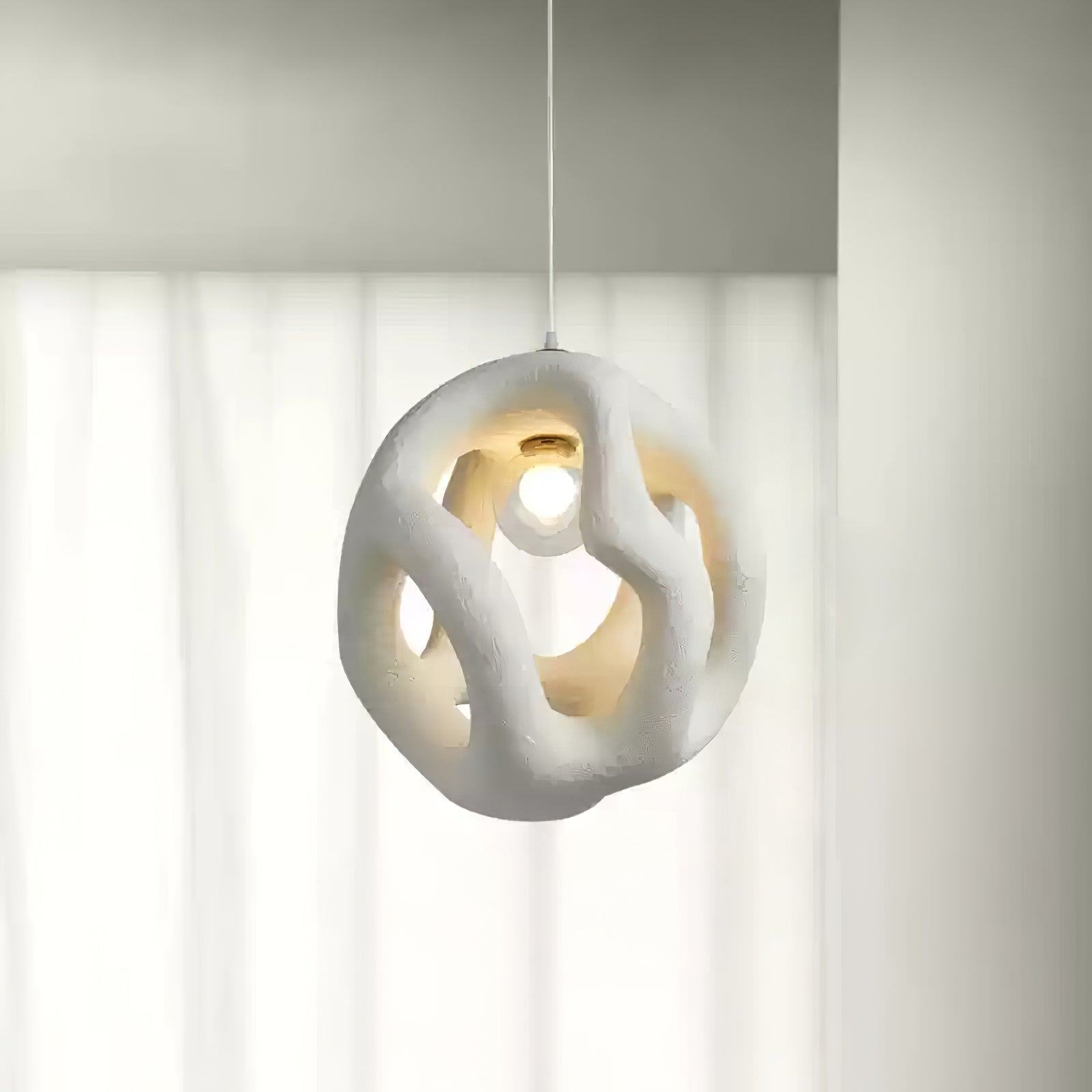 Corra Wabi-Sabi Pendant Light-Neutral Decor