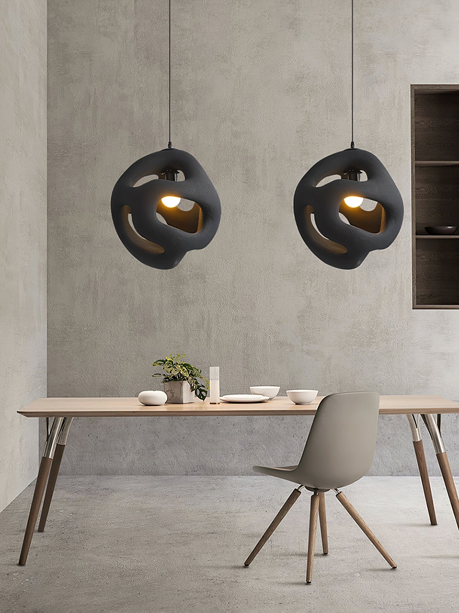 Corra Wabi-Sabi Pendant Light-Neutral Decor