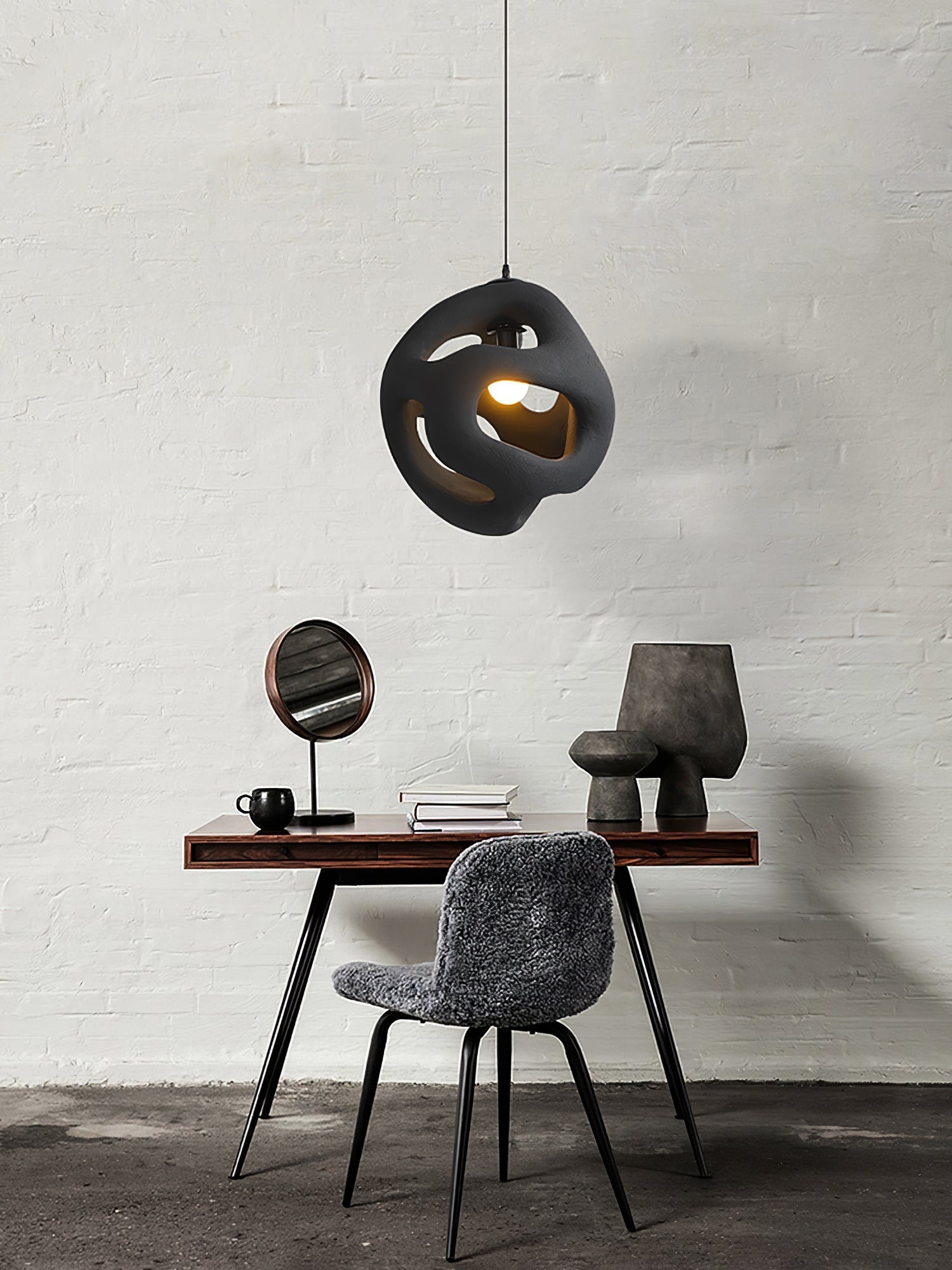 Corra Wabi-Sabi Pendant Light-Neutral Decor