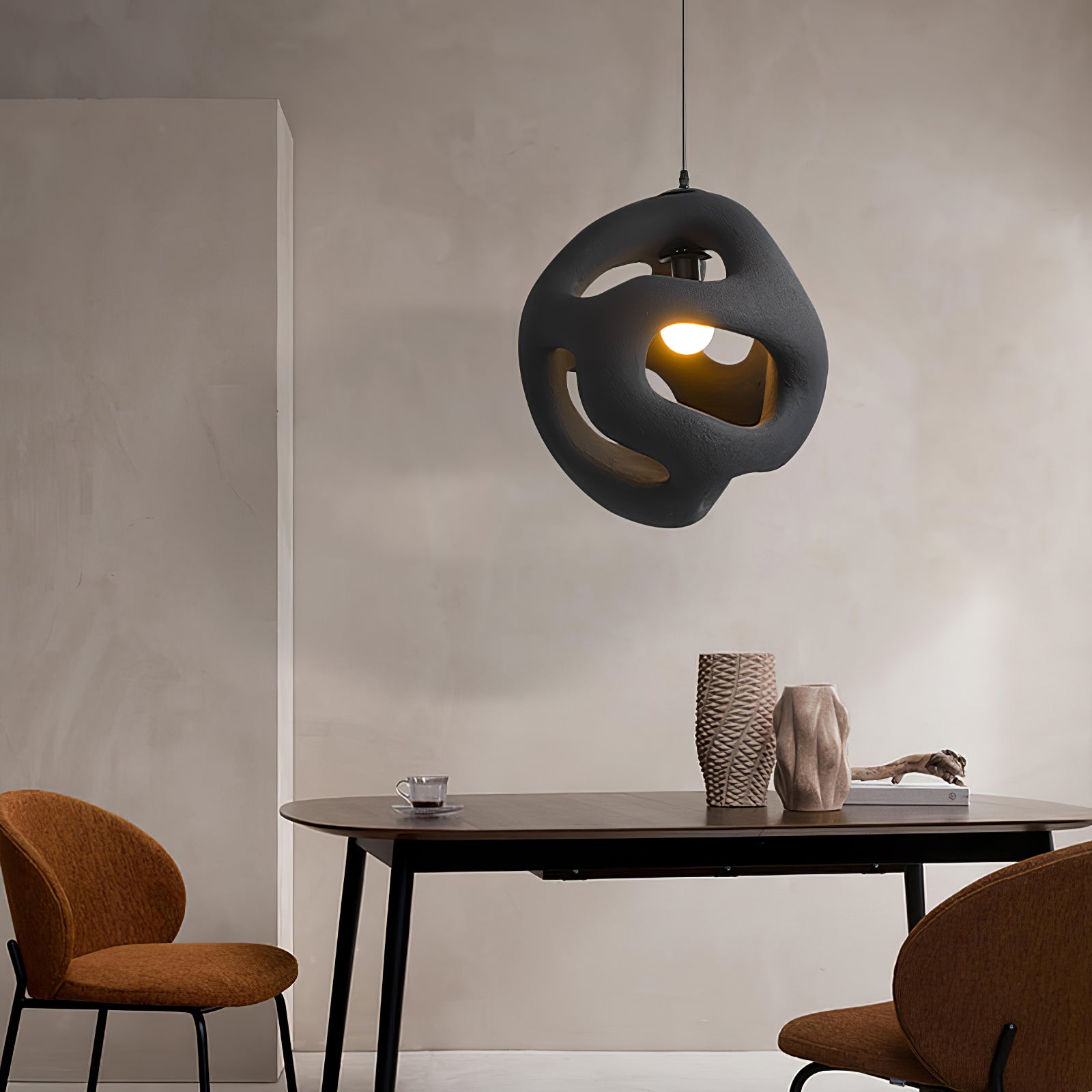 Corra Wabi-Sabi Pendant Light-Neutral Decor