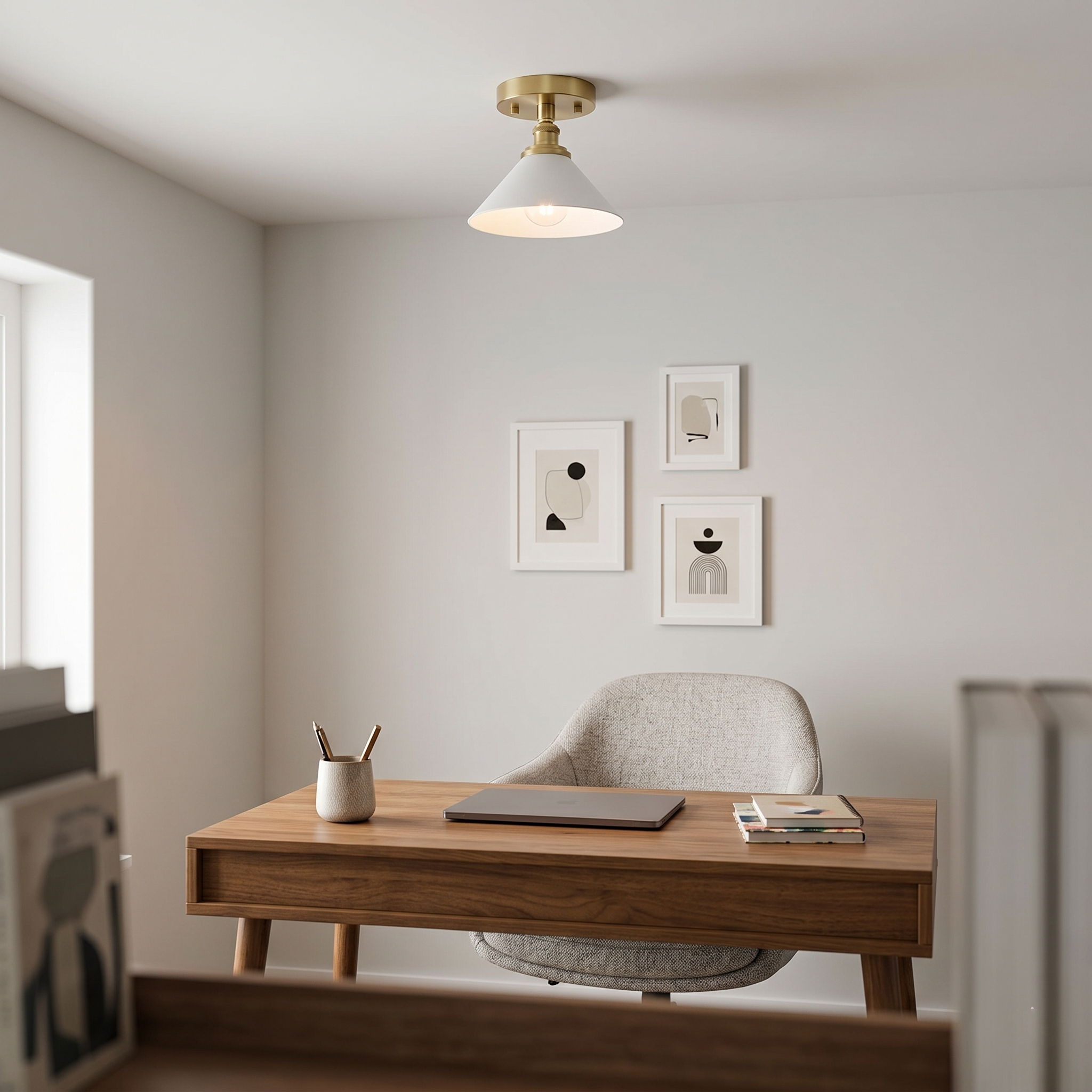 Neya Brass Minimalist DesignCeiling Lamp