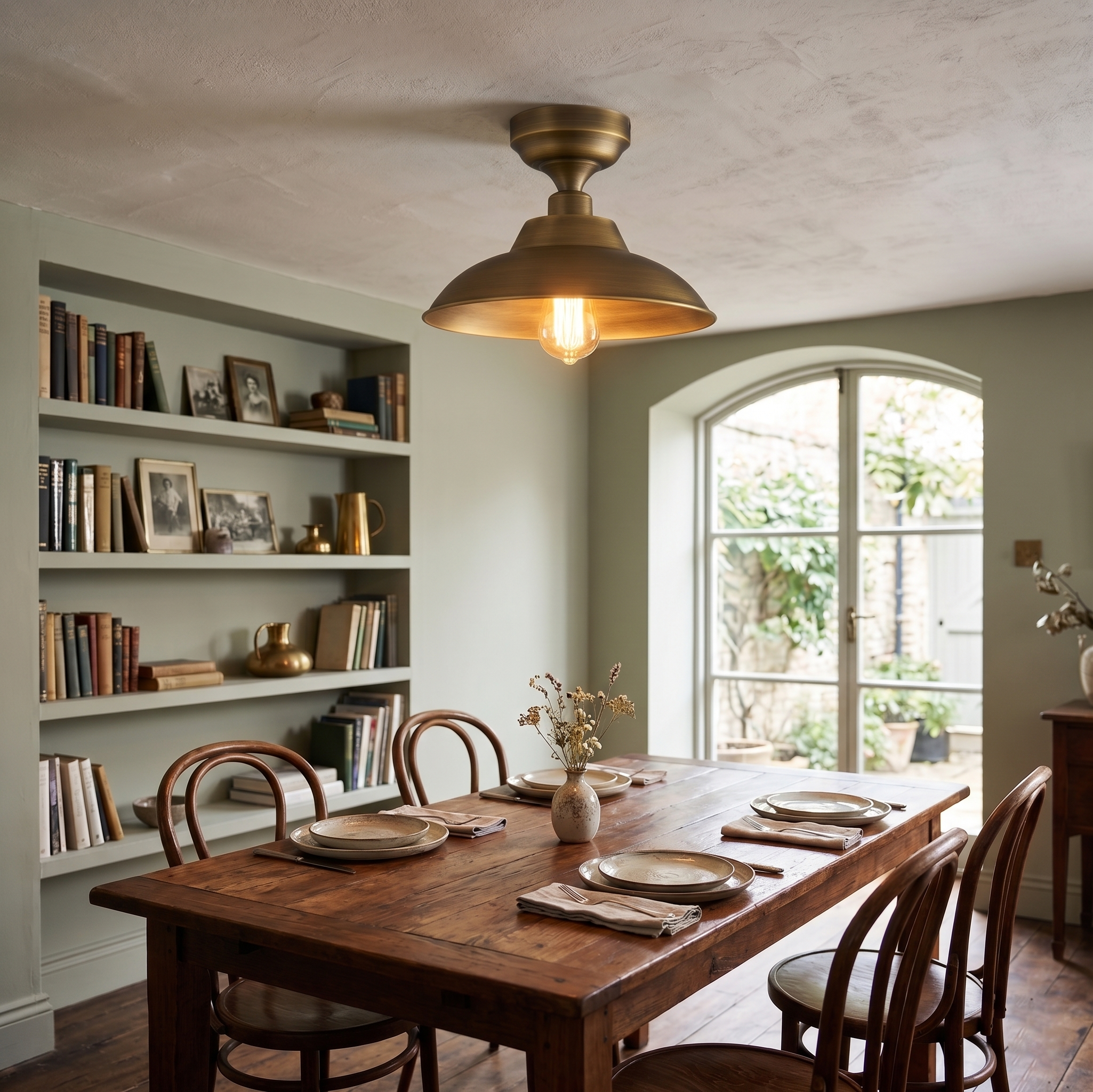 Aldorno Ceiling Lamp installed in a modern kitchen.