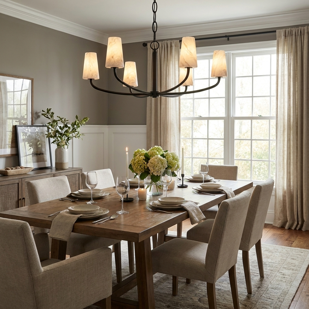 Norford Alabaster Chandelier