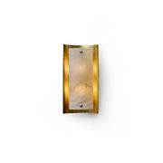Osman Alabaster Wall Lamp mounted on a neutral wall.