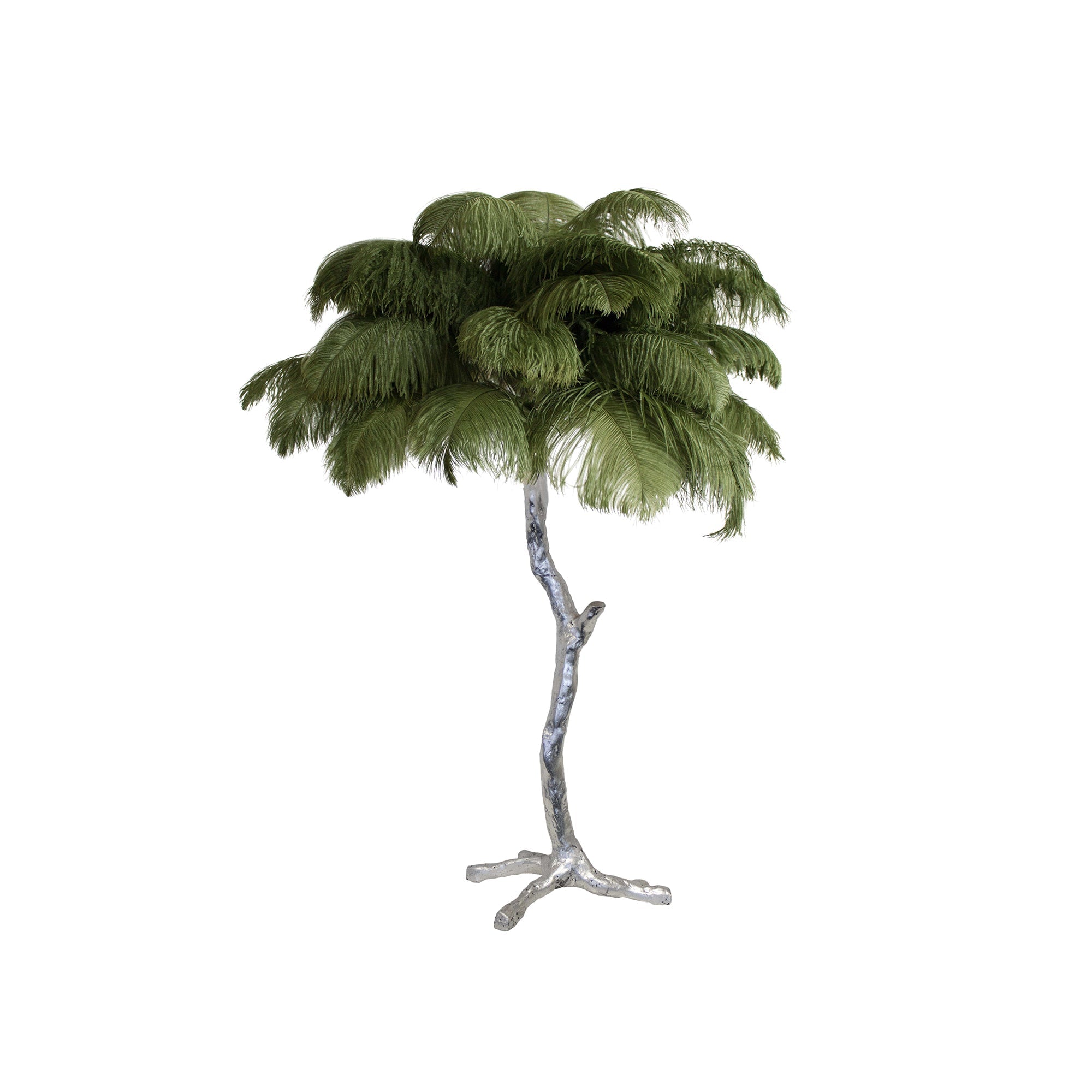 Keveno Brass Feather Elegant Table Lamp-Neutral Decor