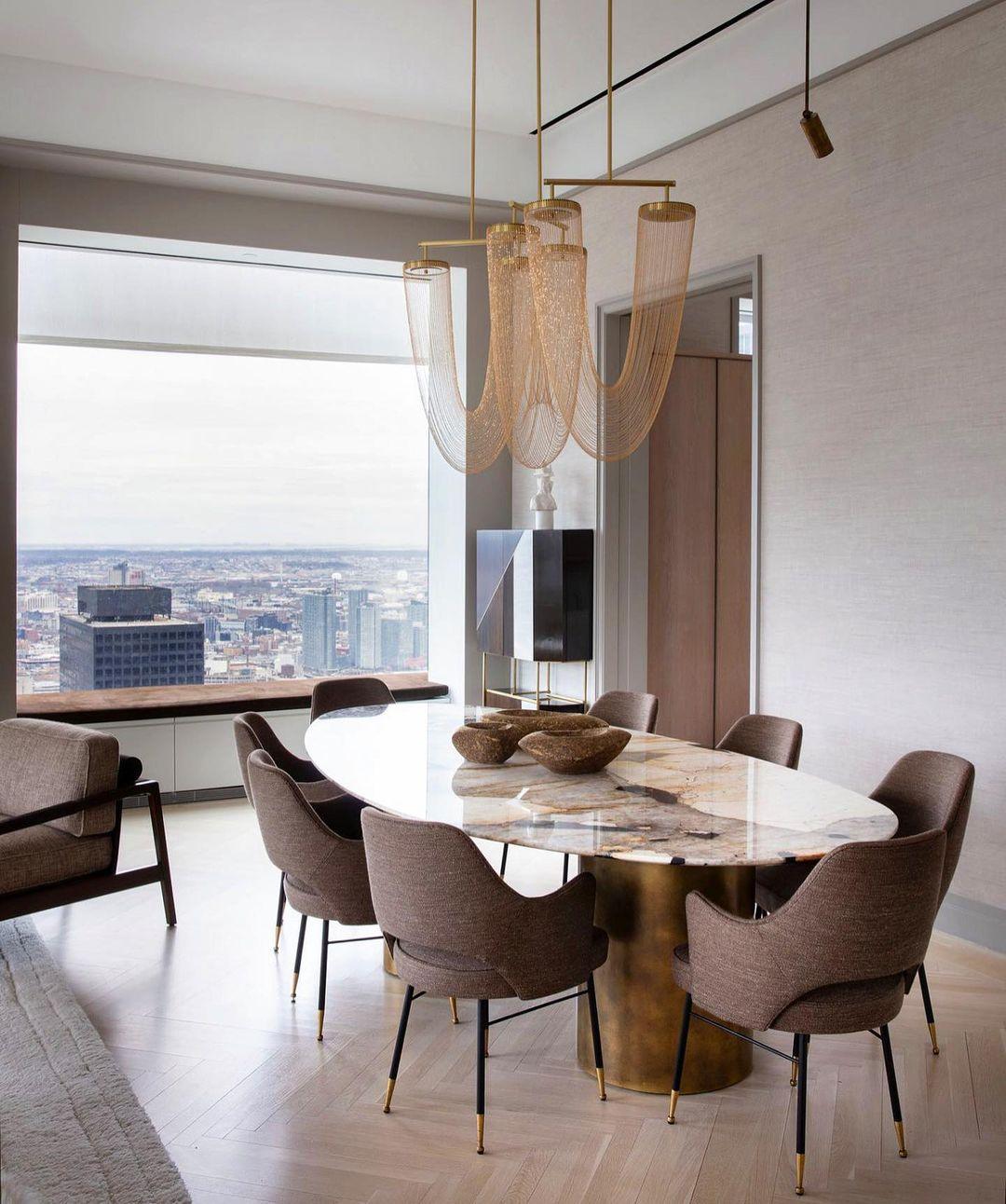 Apsht Pendant Light Copper Chain Sculptural Modern-Neutral Decor