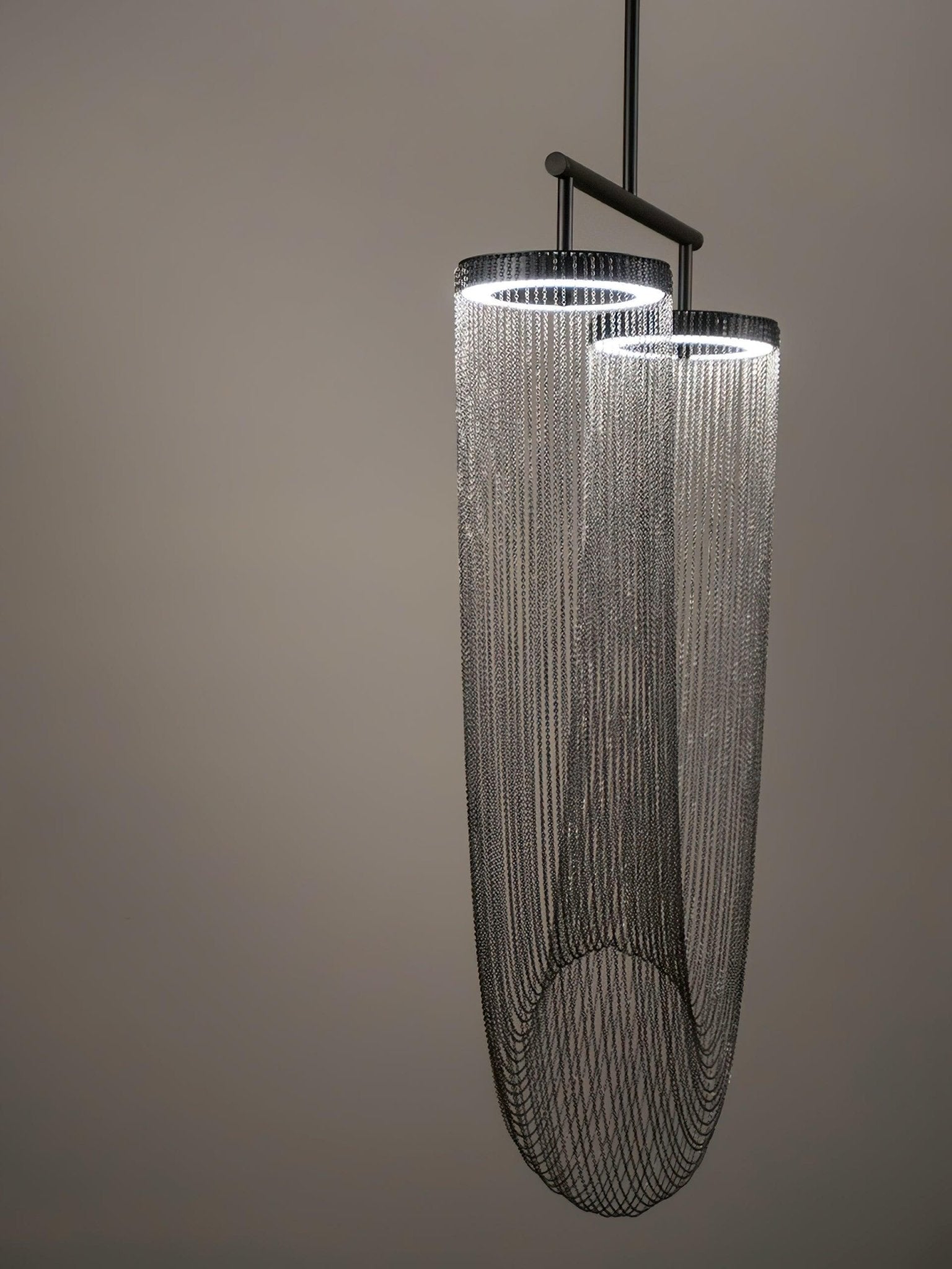 Apsht Pendant Light Copper Chain Sculptural Modern-Neutral Decor