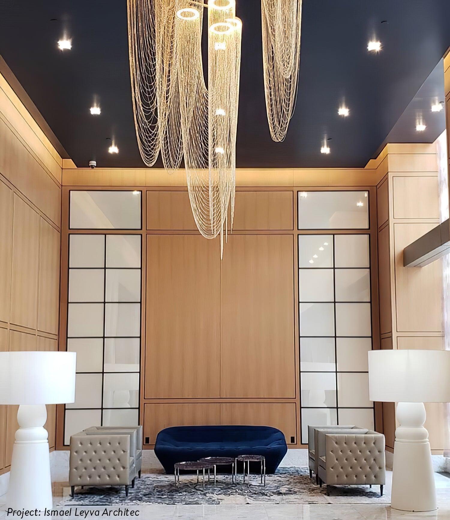 Apsht Pendant Light Copper Chain Sculptural Modern-Neutral Decor
