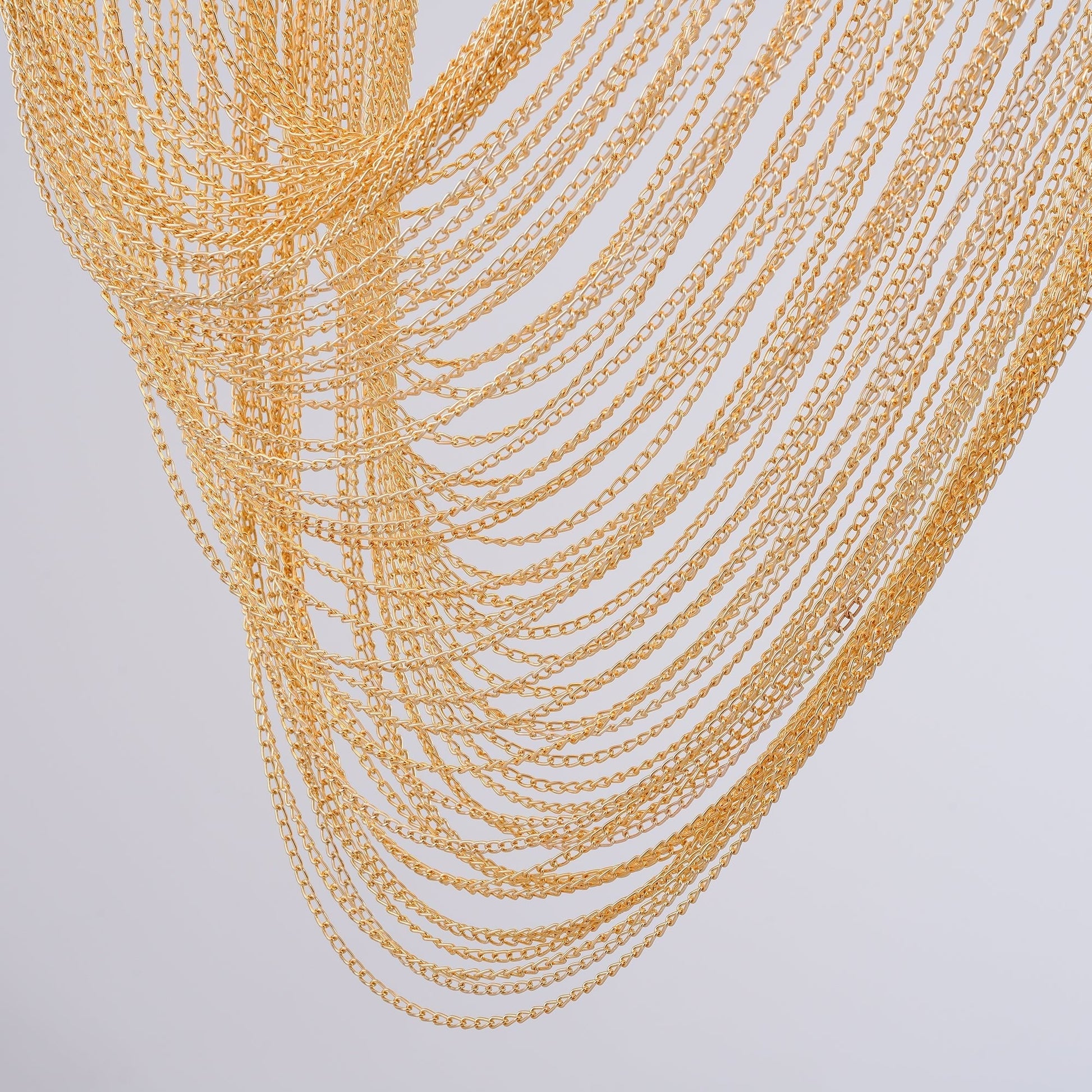 Apsht Pendant Light Copper Chain Sculptural Modern-Neutral Decor