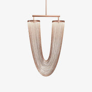 Apsht Pendant Light Copper Chain Sculptural Modern-Neutral Decor