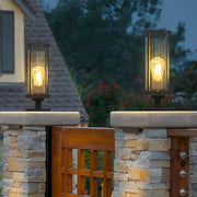 Mlly Modern Minimalist Round Stainless Steel Outdoor Light