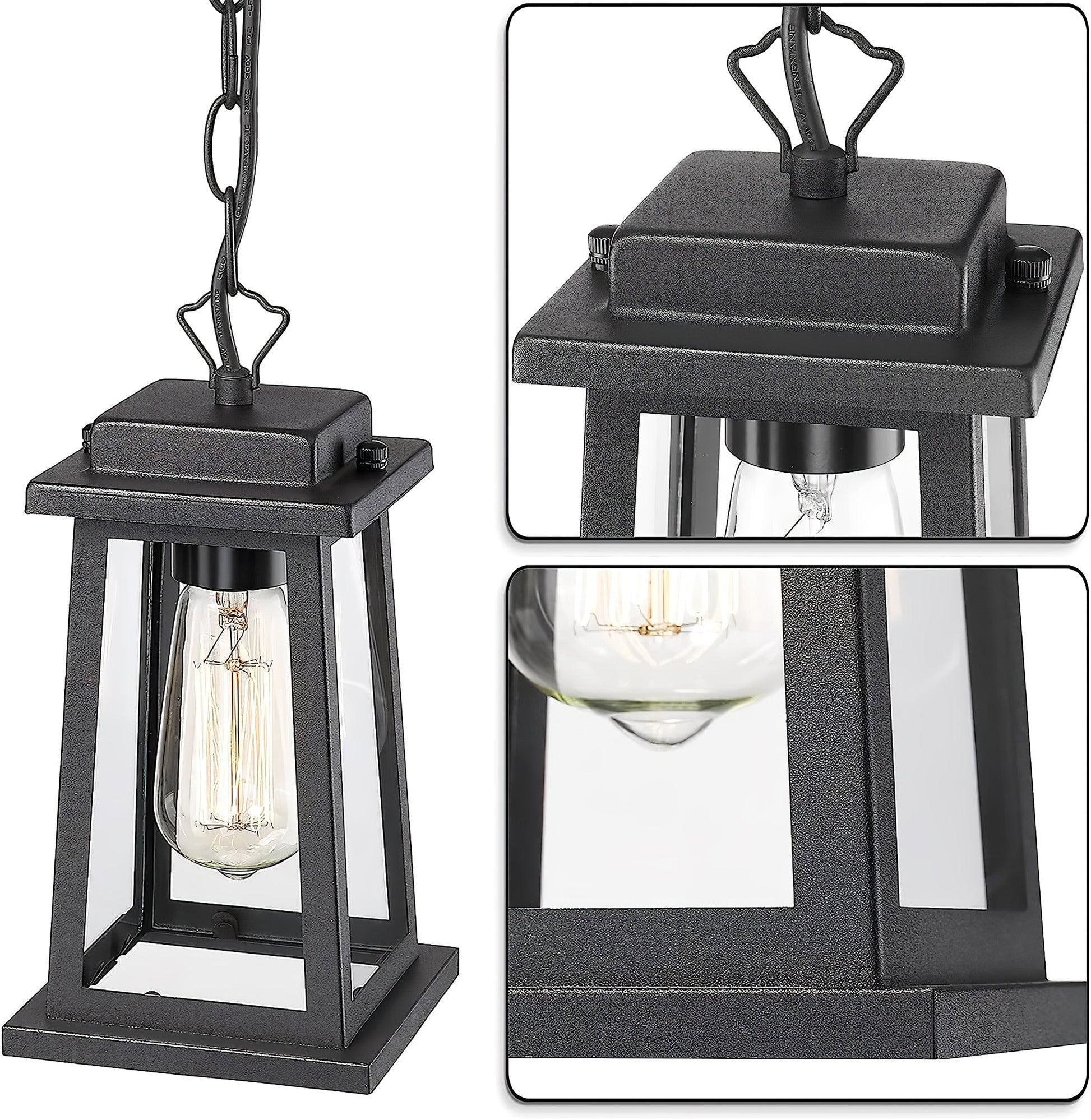 Ray Outdoor Lantern Pendant Light-Neutral Decor