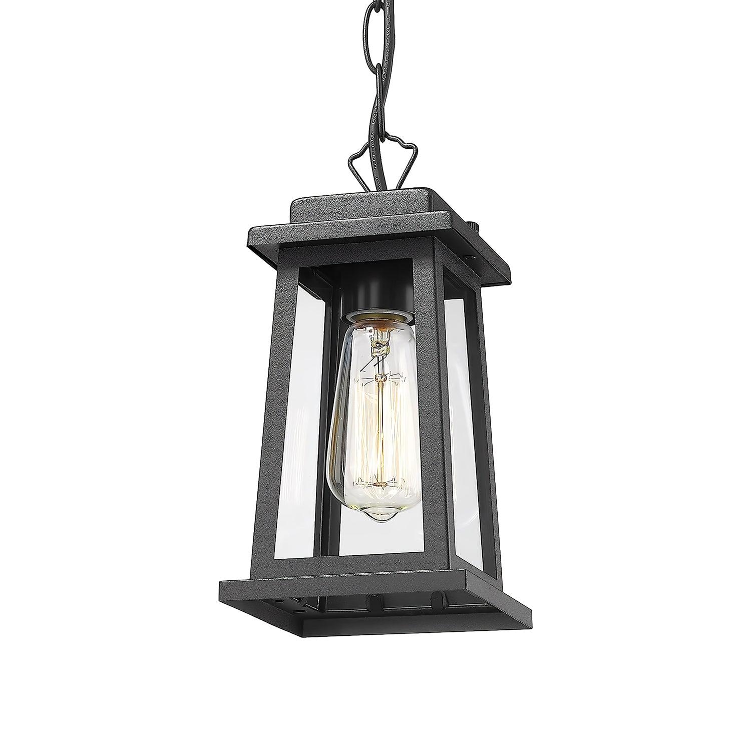Ray Outdoor Lantern Pendant Light-Neutral Decor