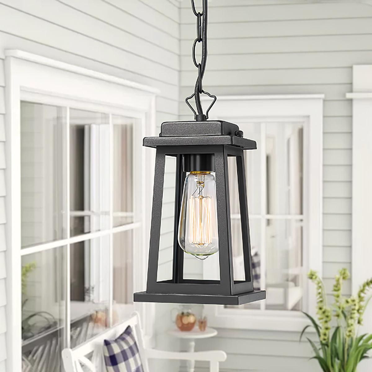 Ray Outdoor Lantern Pendant Light-Neutral Decor
