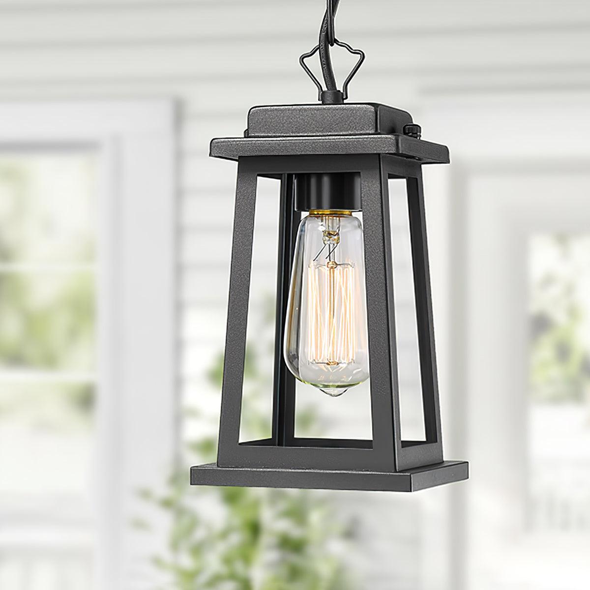 Ray Outdoor Lantern Pendant Light-Neutral Decor