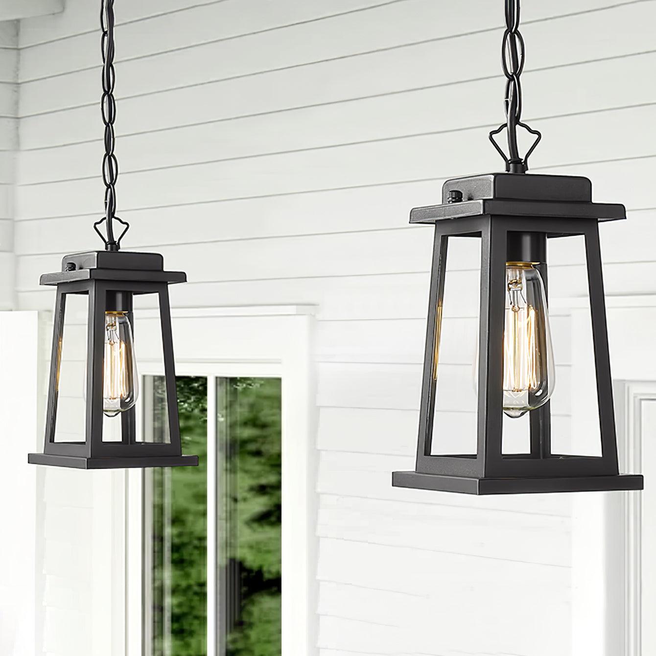 Ray Outdoor Lantern Pendant Light-Neutral Decor