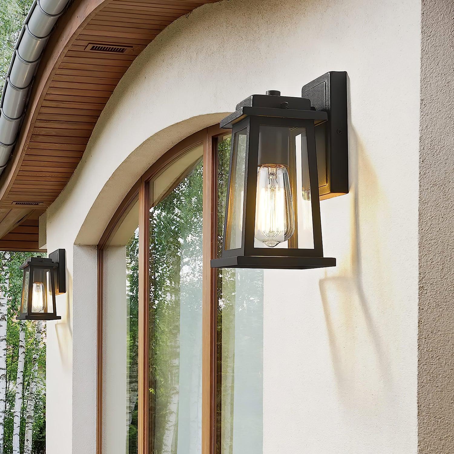 Vevelir Vintage Industrial Outdoor Lantern Wall Lamp-Neutral Decor