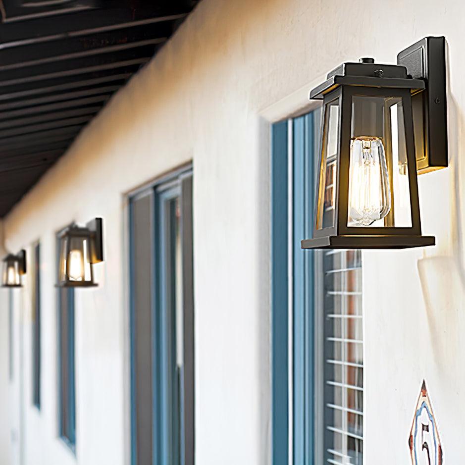 Vevelir Vintage Industrial Outdoor Lantern Wall Lamp-Neutral Decor