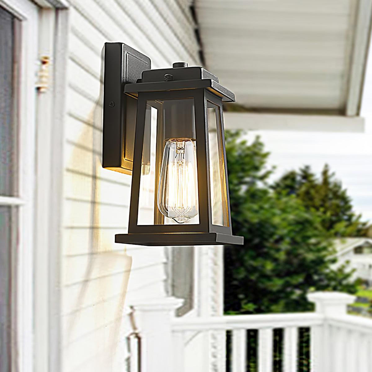 Vevelir Vintage Industrial Outdoor Lantern Wall Lamp-Neutral Decor