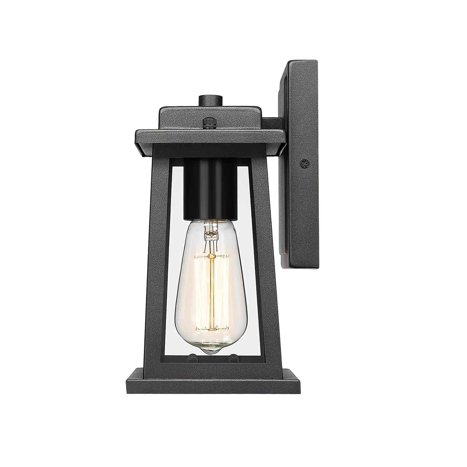 Vevelir Vintage Industrial Outdoor Lantern Wall Lamp-Neutral Decor
