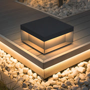 Dora Classic Square LED Steel Outdoor Post Light