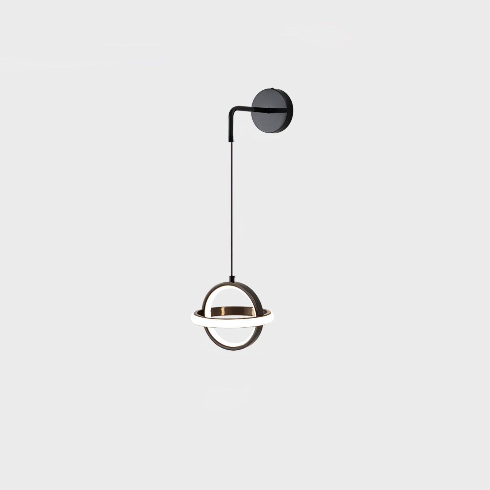 Vivianne Modern Minimalist Oval Brass Wall Light-Neutral Decor