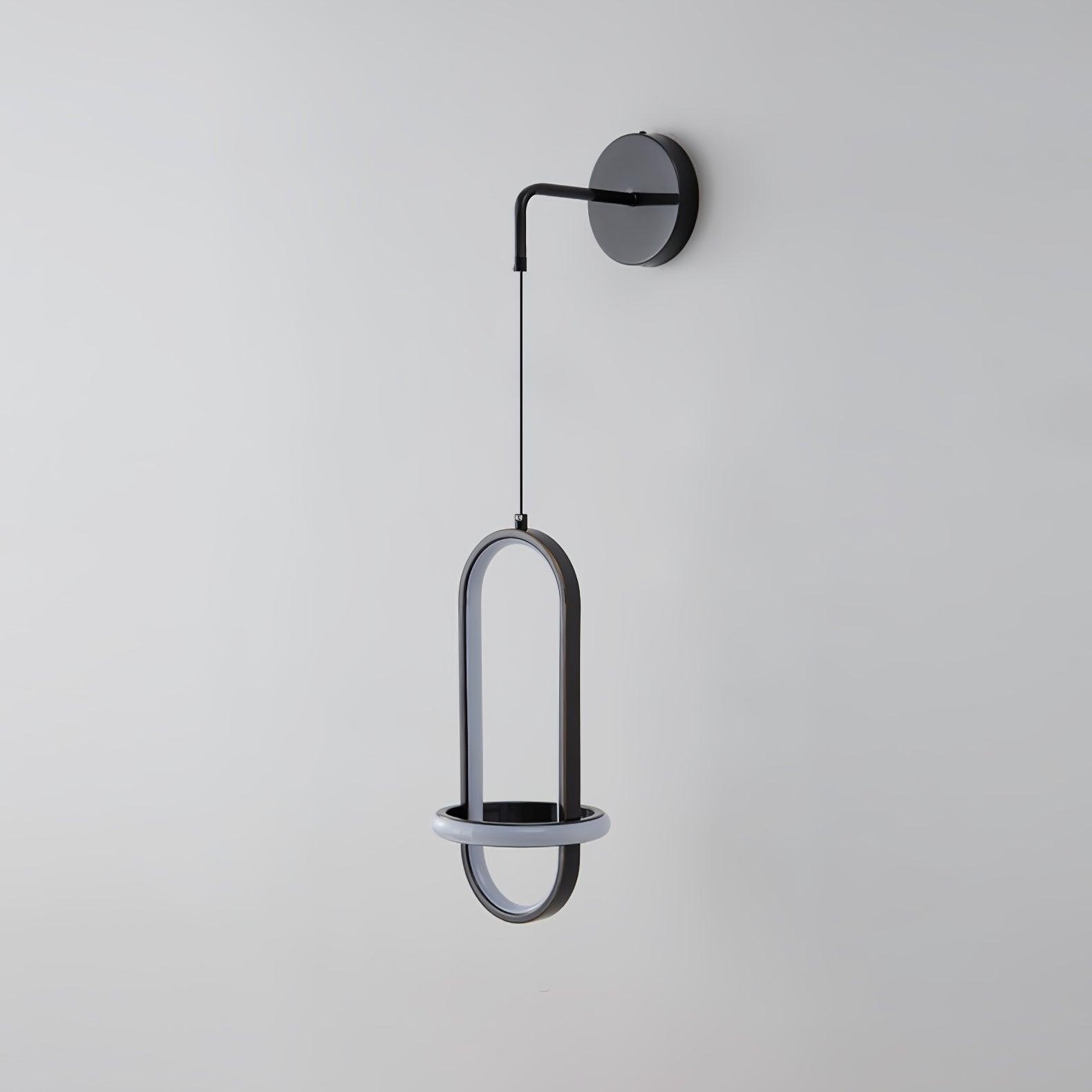 Vivianne Modern Minimalist Oval Brass Wall Light-Neutral Decor