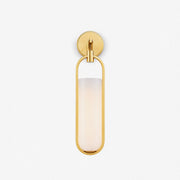Oval Capsule Wall Sconce-Neutral Decor