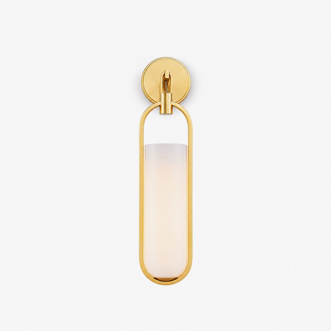 Oval Capsule Wall Sconce-Neutral Decor