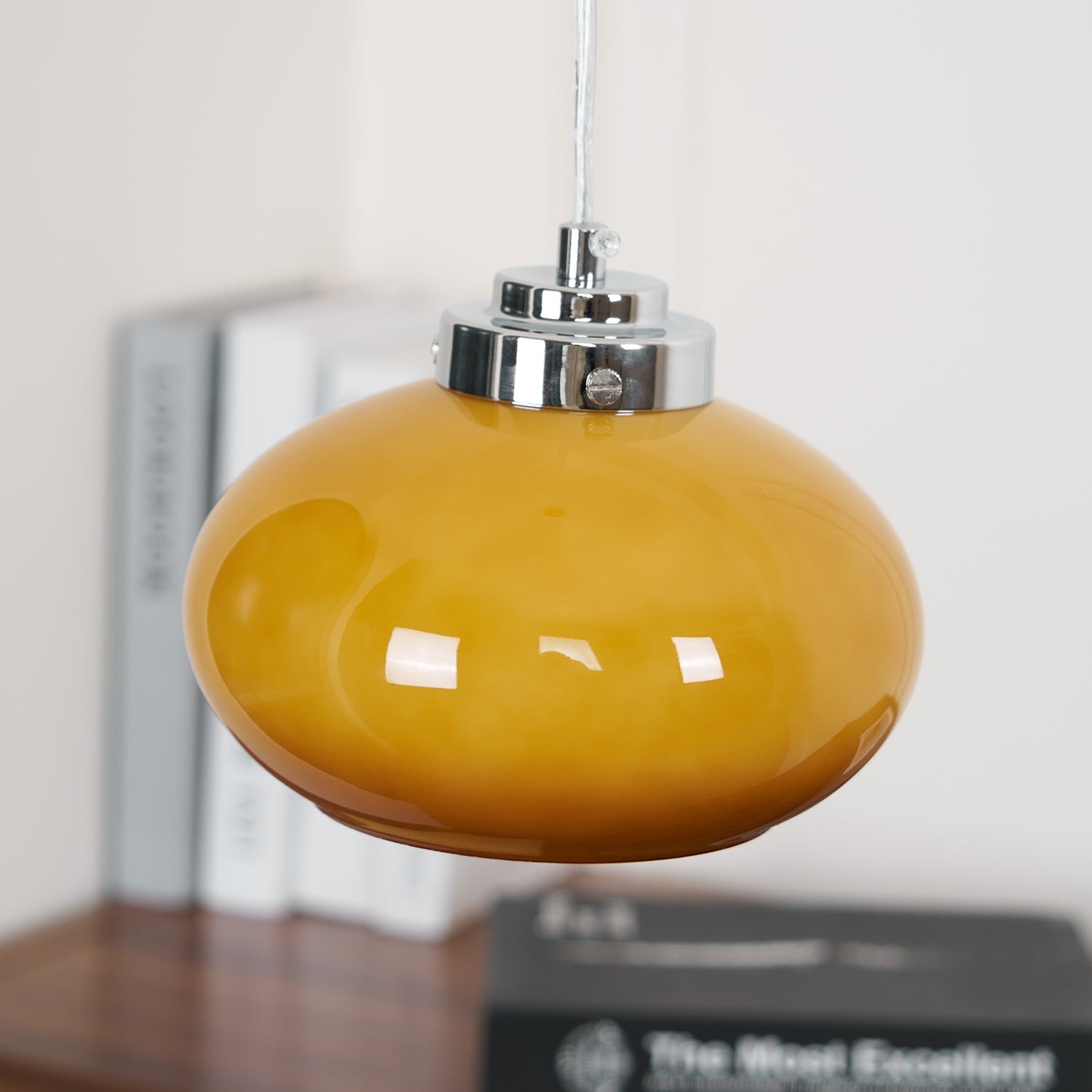 Tavira Glass Retro Pendant Light-Neutral Decor