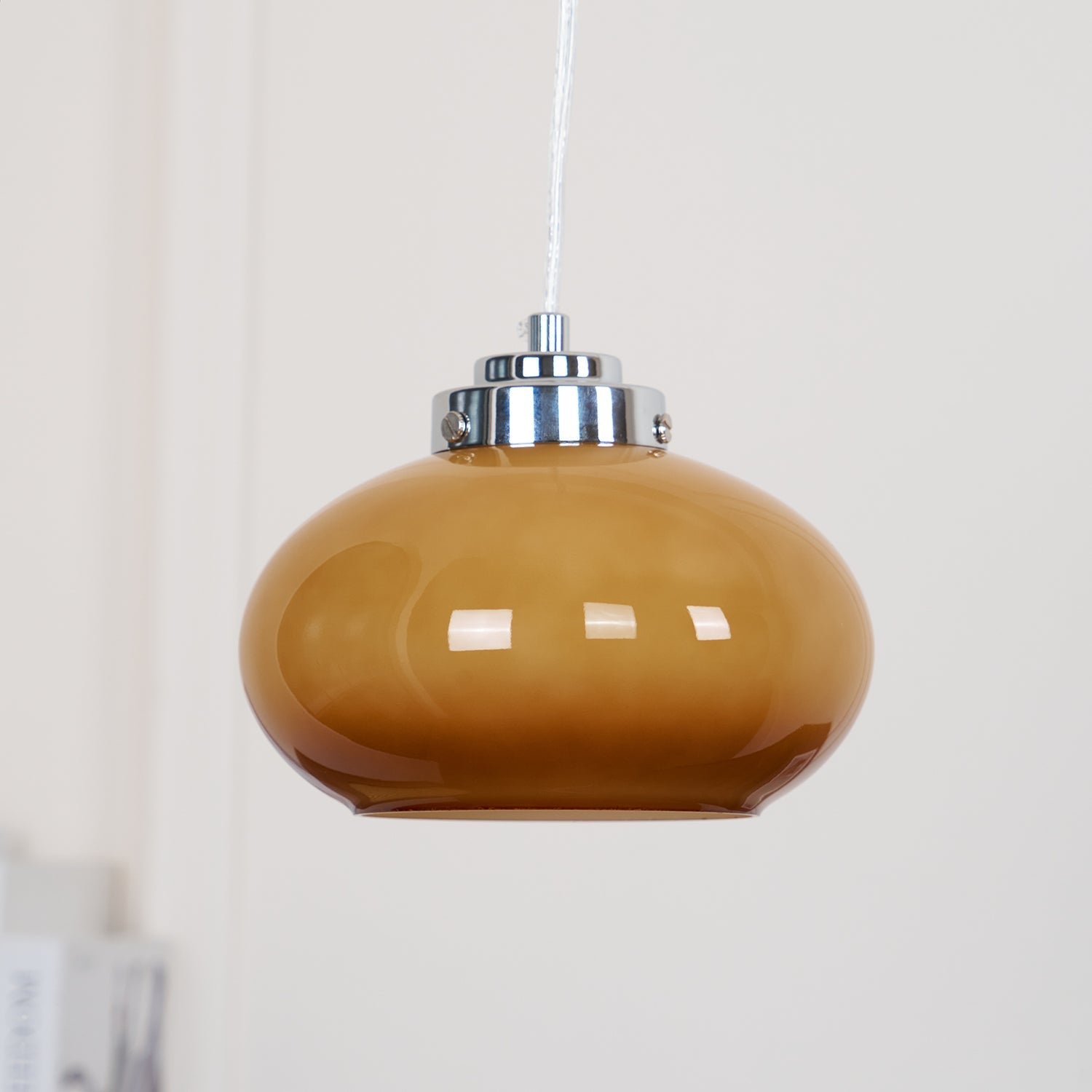 Tavira Glass Retro Pendant Light-Neutral Decor