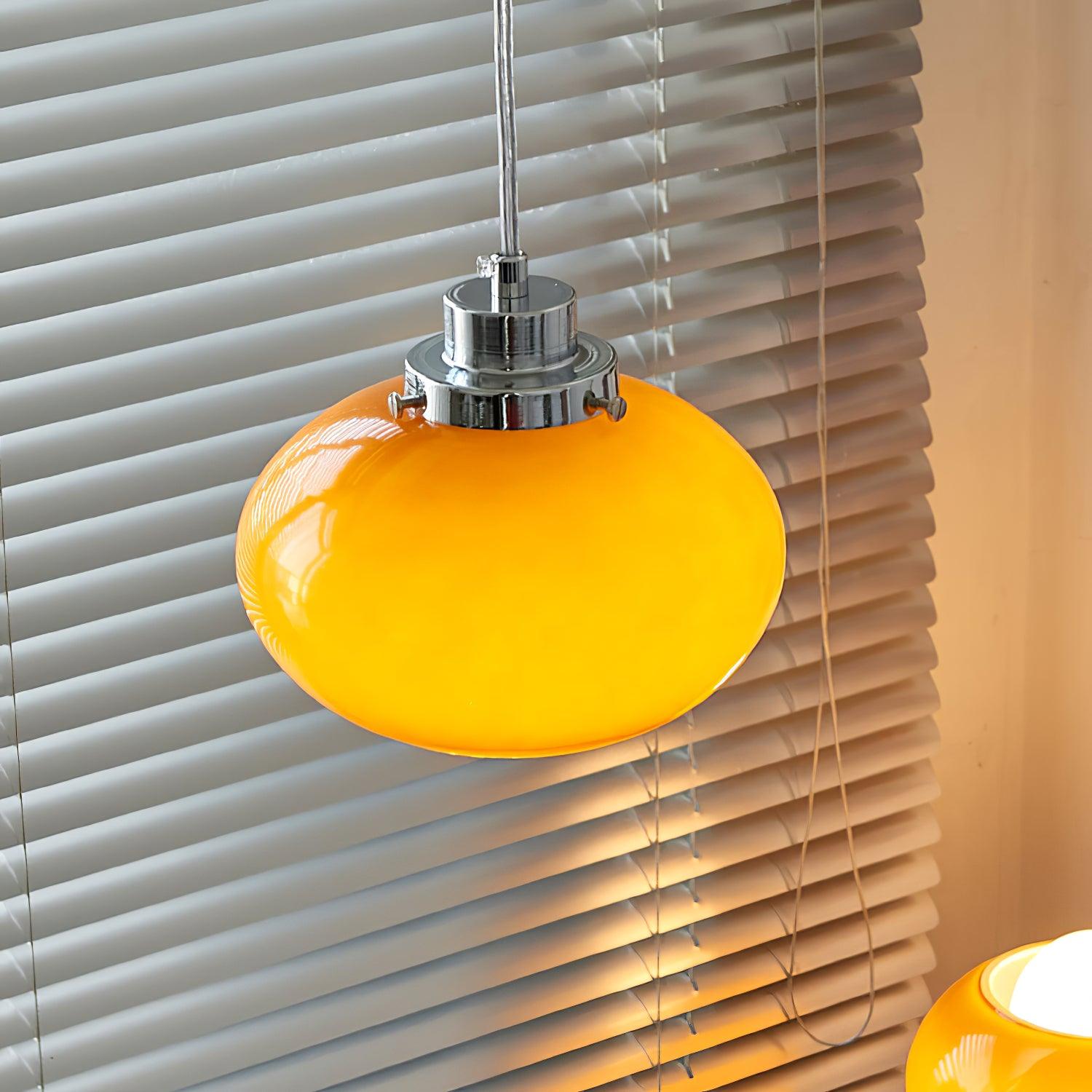 Tavira Glass Retro Pendant Light-Neutral Decor