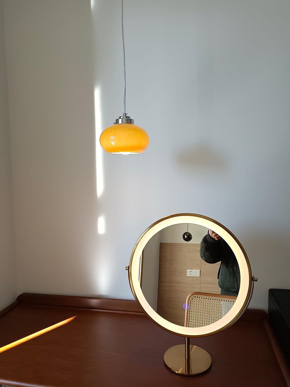 Tavira Glass Retro Pendant Light-Neutral Decor