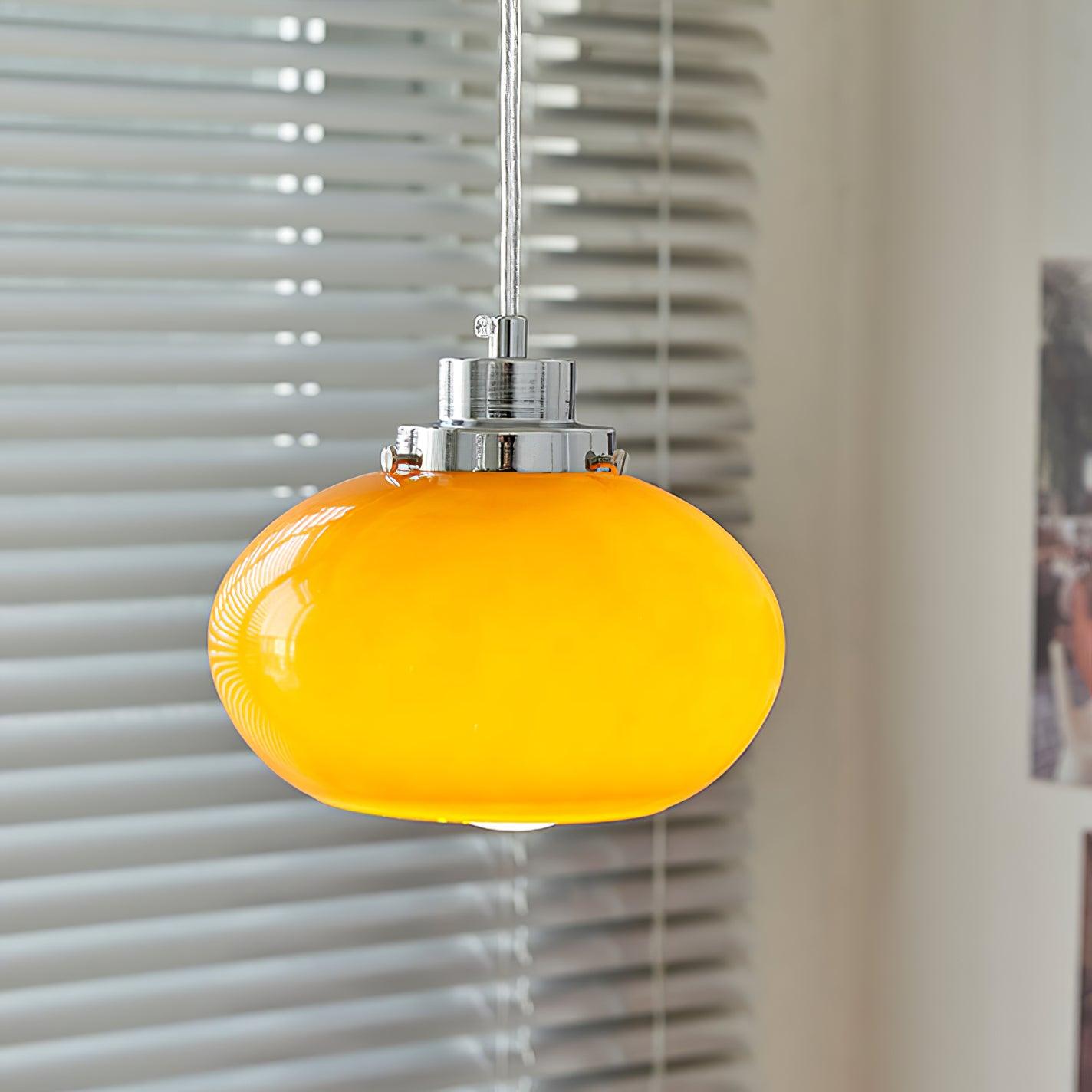 Tavira Glass Retro Pendant Light-Neutral Decor