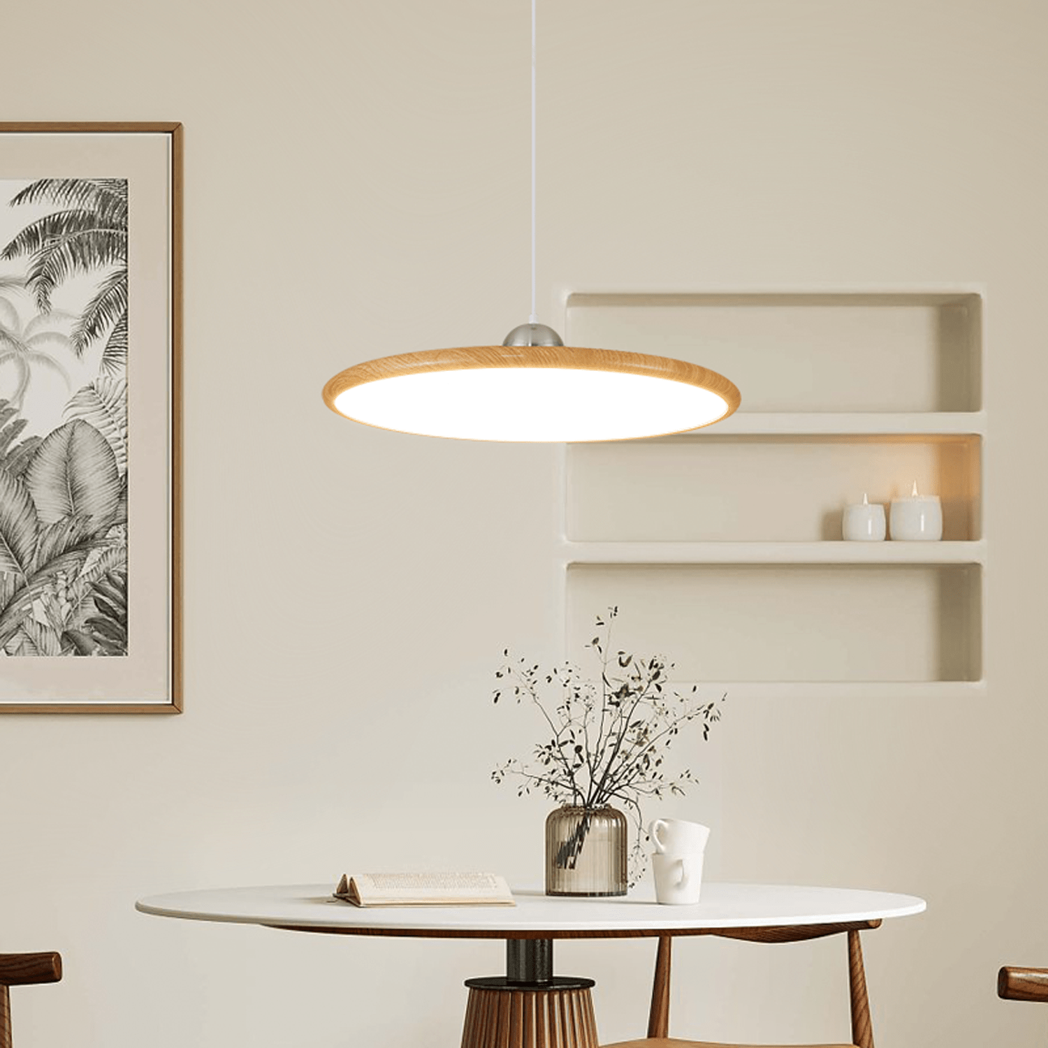 Chole Minimalist Pendant Light-Neutral Decor