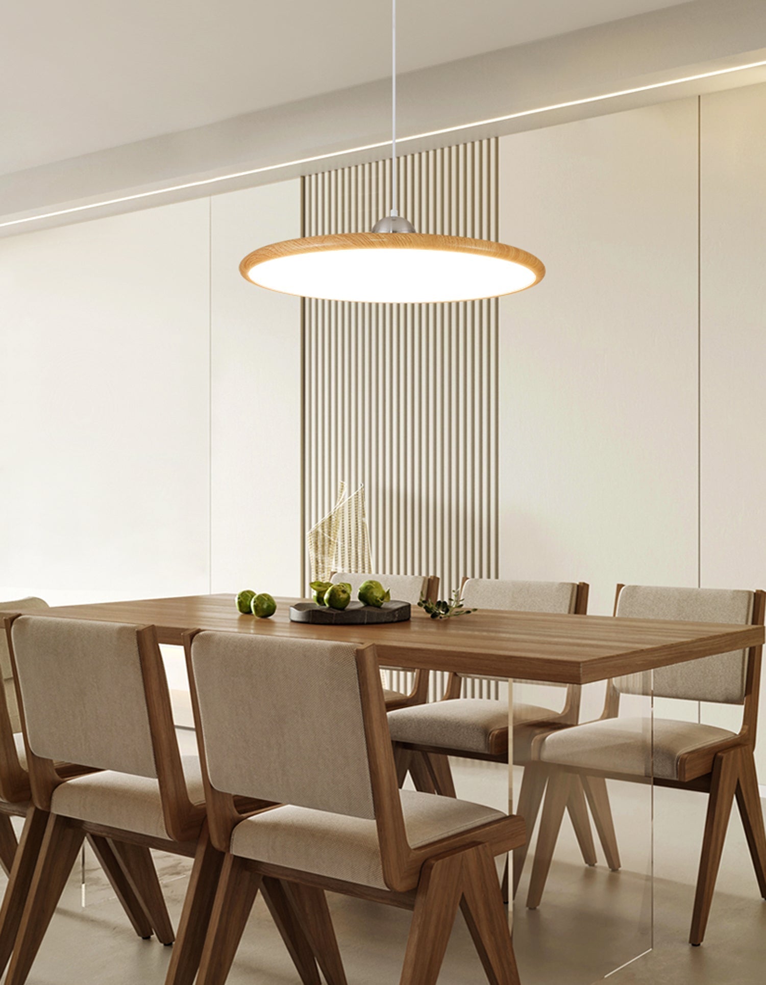 Ovalo Grain Pendant Light-Neutral Decor