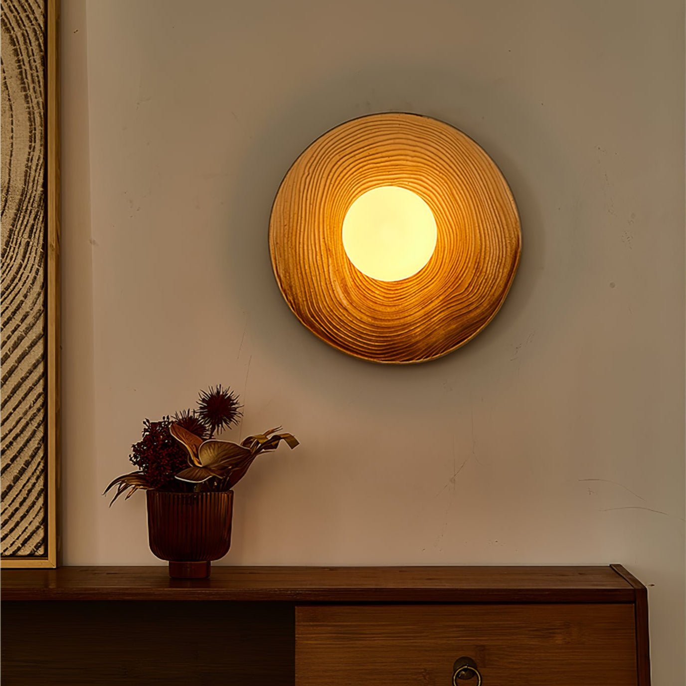 Nalem Wall lamp Nordic Art Ceramic Sconce-Neutral Decor