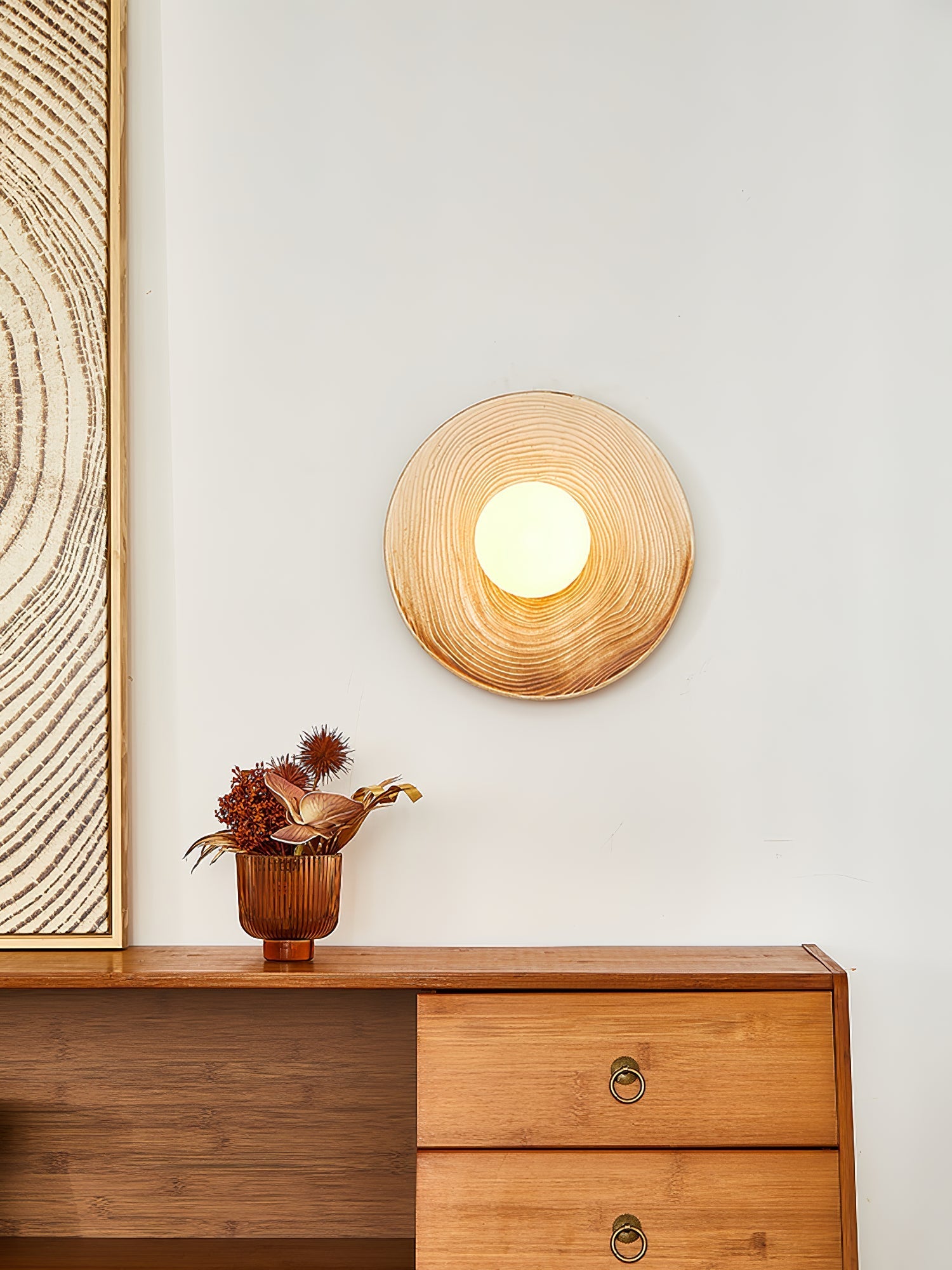 Nalem Wall lamp Nordic Art Ceramic Sconce-Neutral Decor