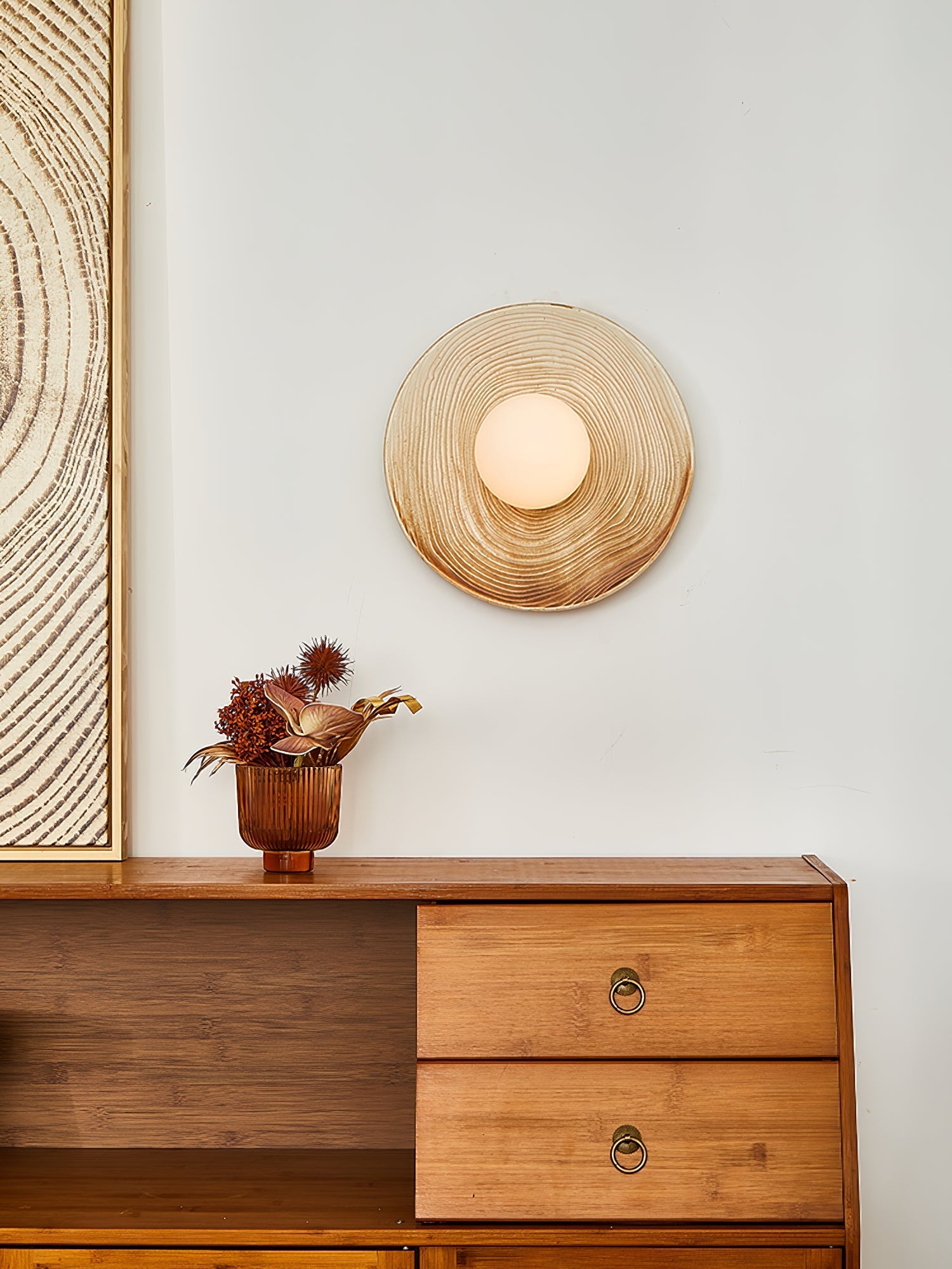 Nalem Wall lamp Nordic Art Ceramic Sconce-Neutral Decor