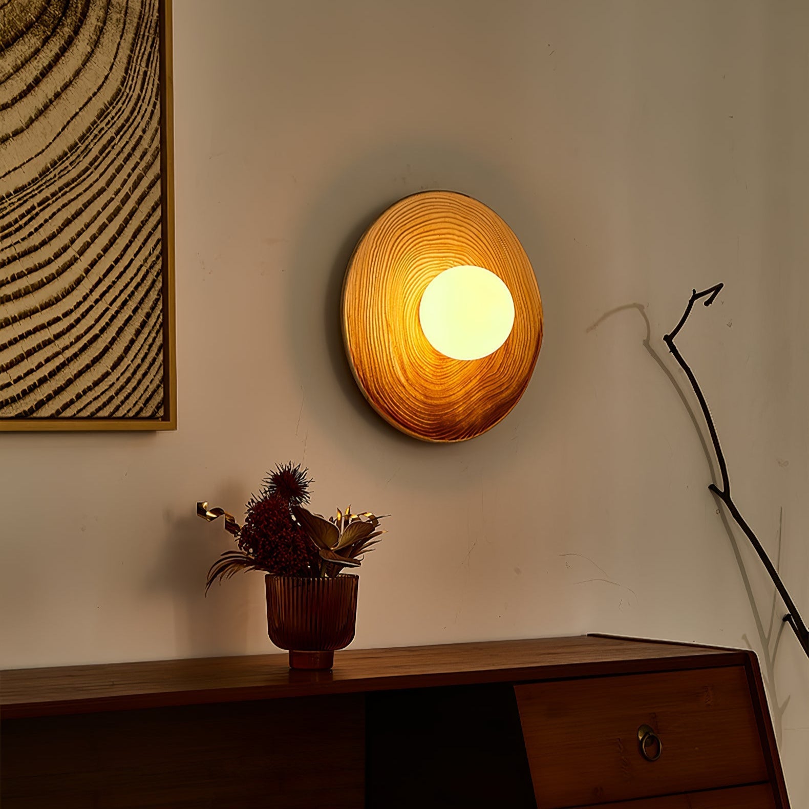 Nalem Wall lamp Nordic Art Ceramic Sconce-Neutral Decor