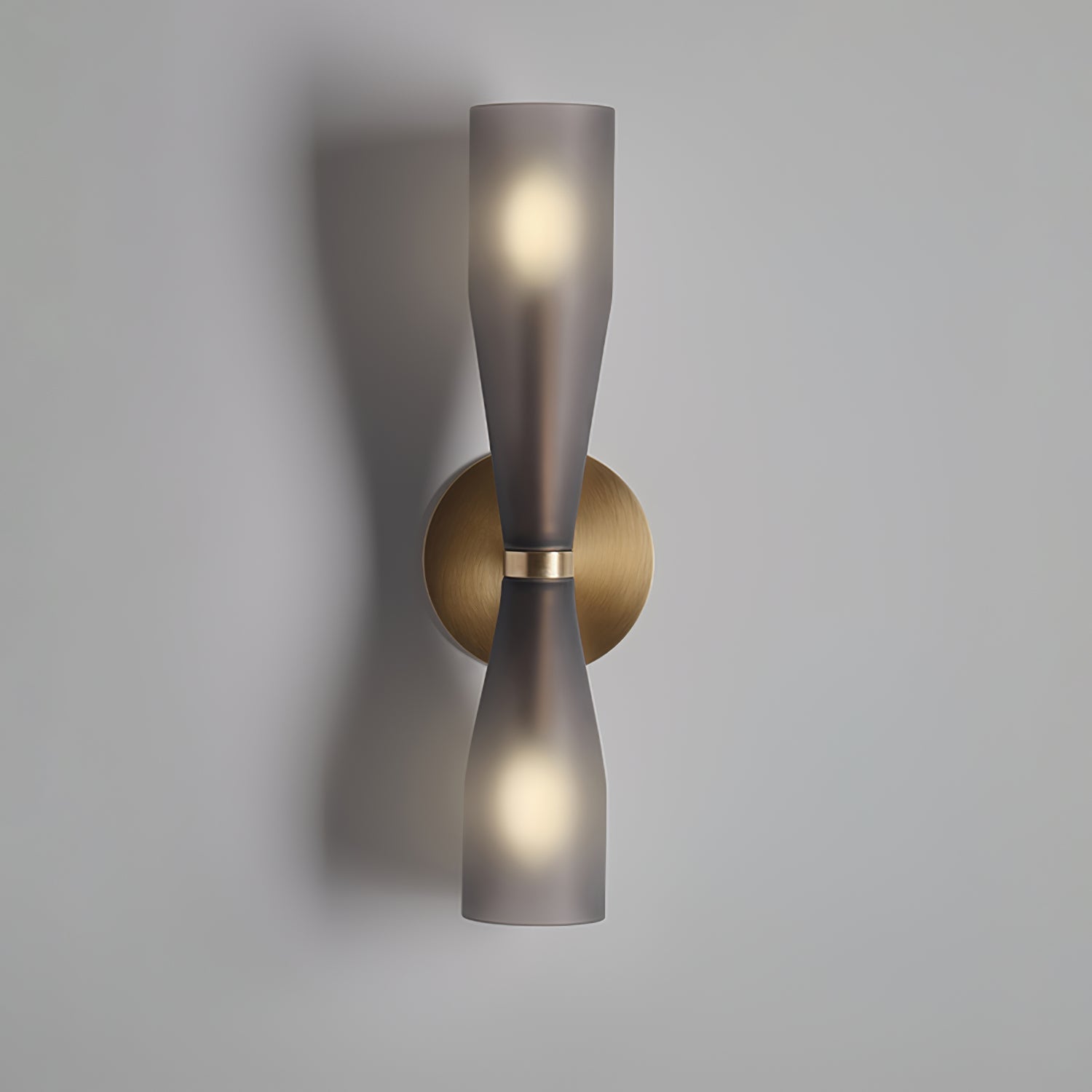 Torch Modern Glass Wall Light-Neutral Decor