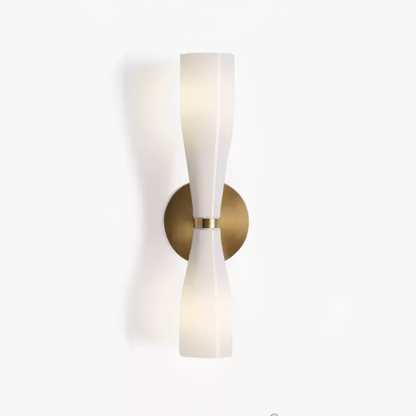 Torch Modern Glass Wall Light-Neutral Decor