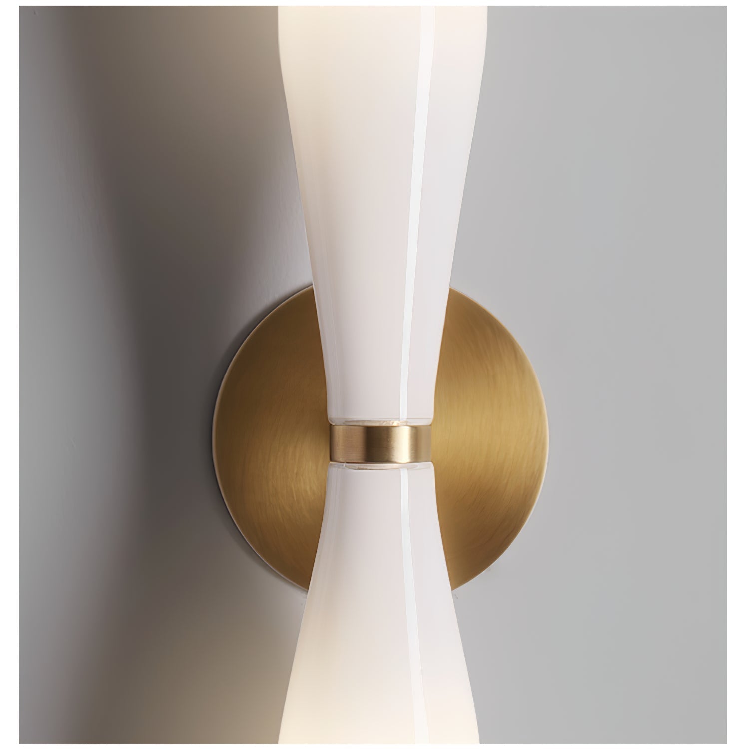 Torch Modern Glass Wall Light-Neutral Decor