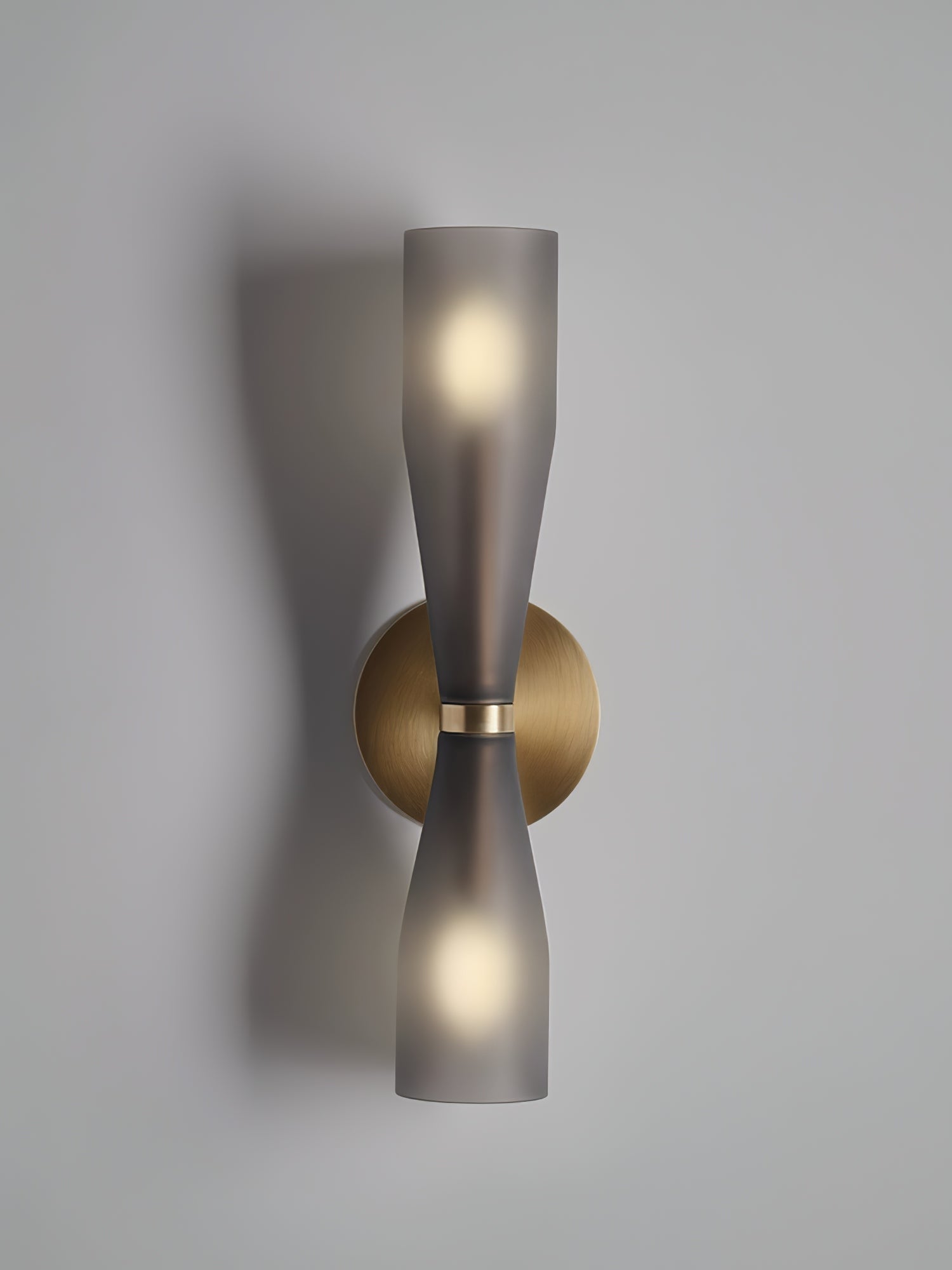 Torch Modern Glass Wall Light-Neutral Decor