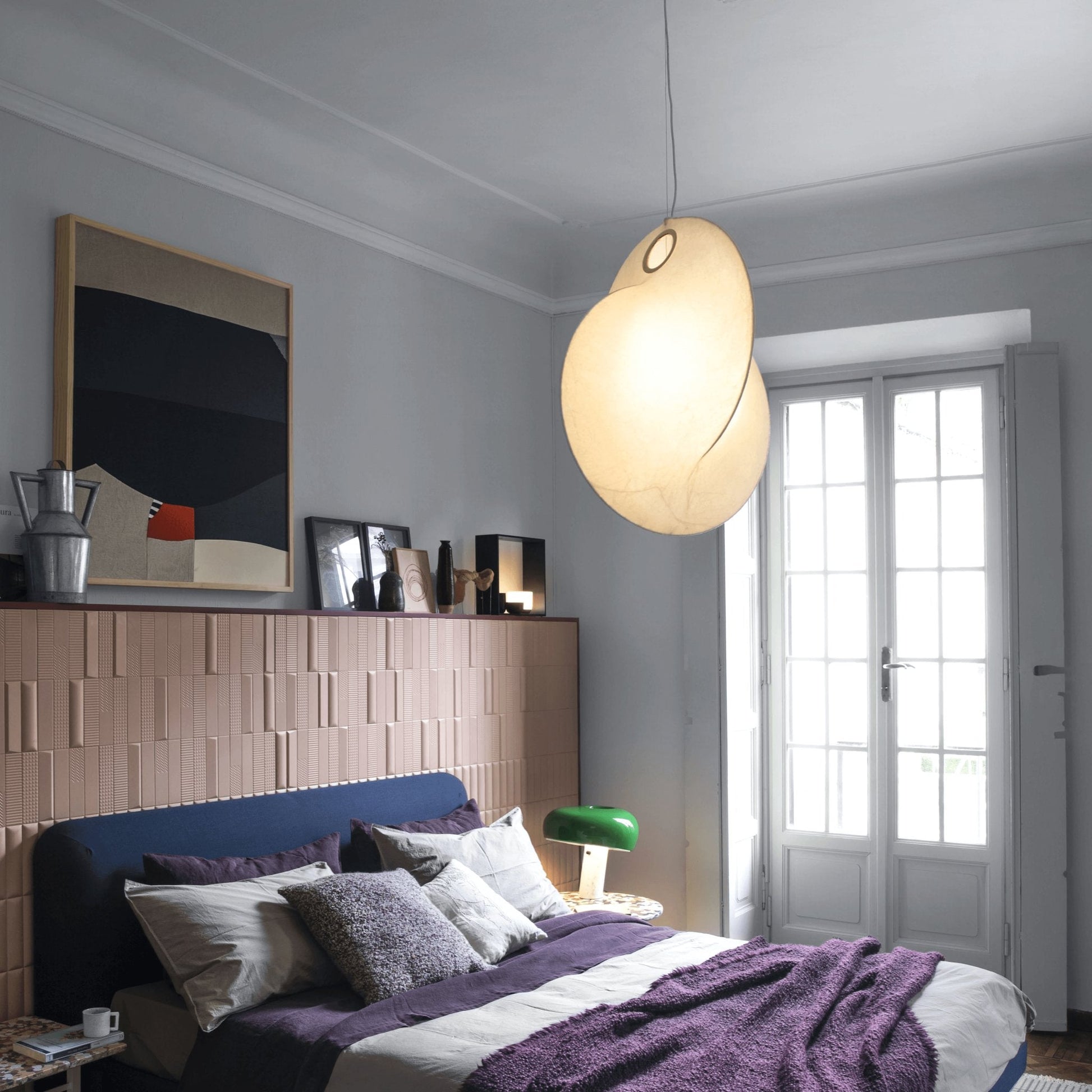 Teveno Steel Artistic Pendant Lamp-Neutral Decor