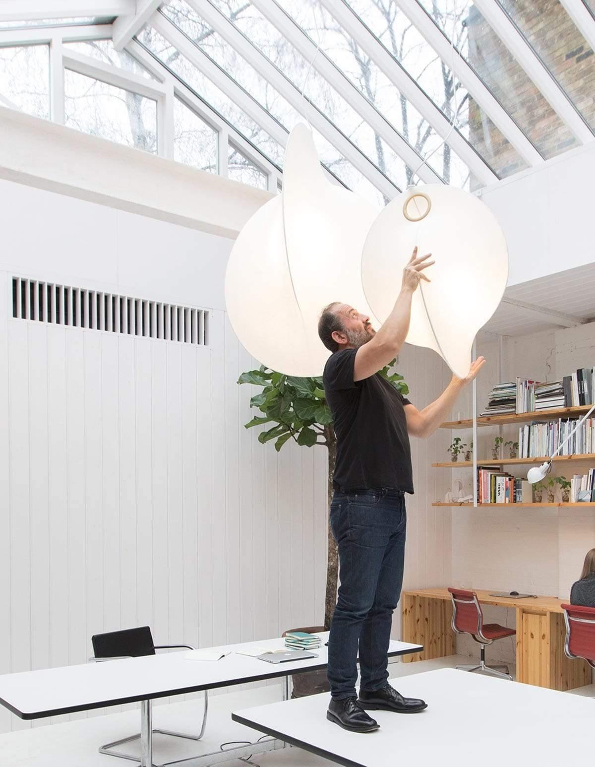 Teveno Steel Artistic Pendant Lamp-Neutral Decor
