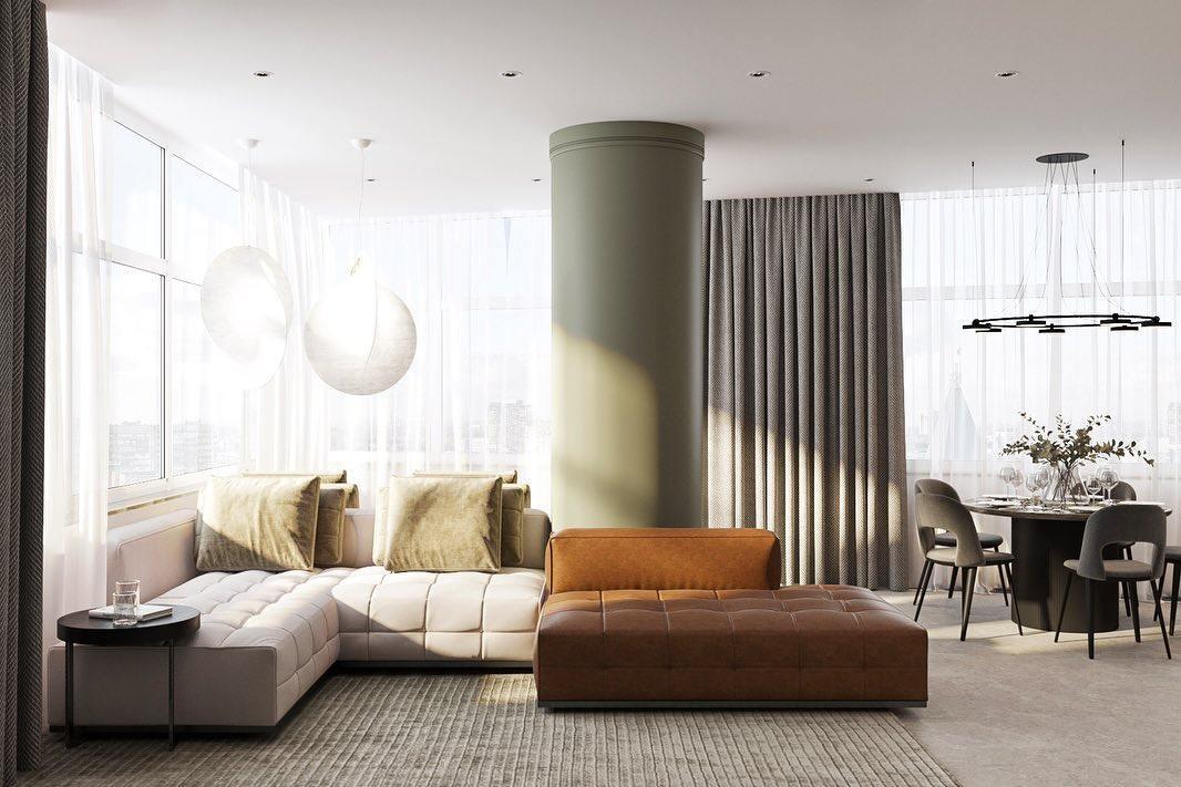 Teveno Steel Artistic Pendant Lamp-Neutral Decor